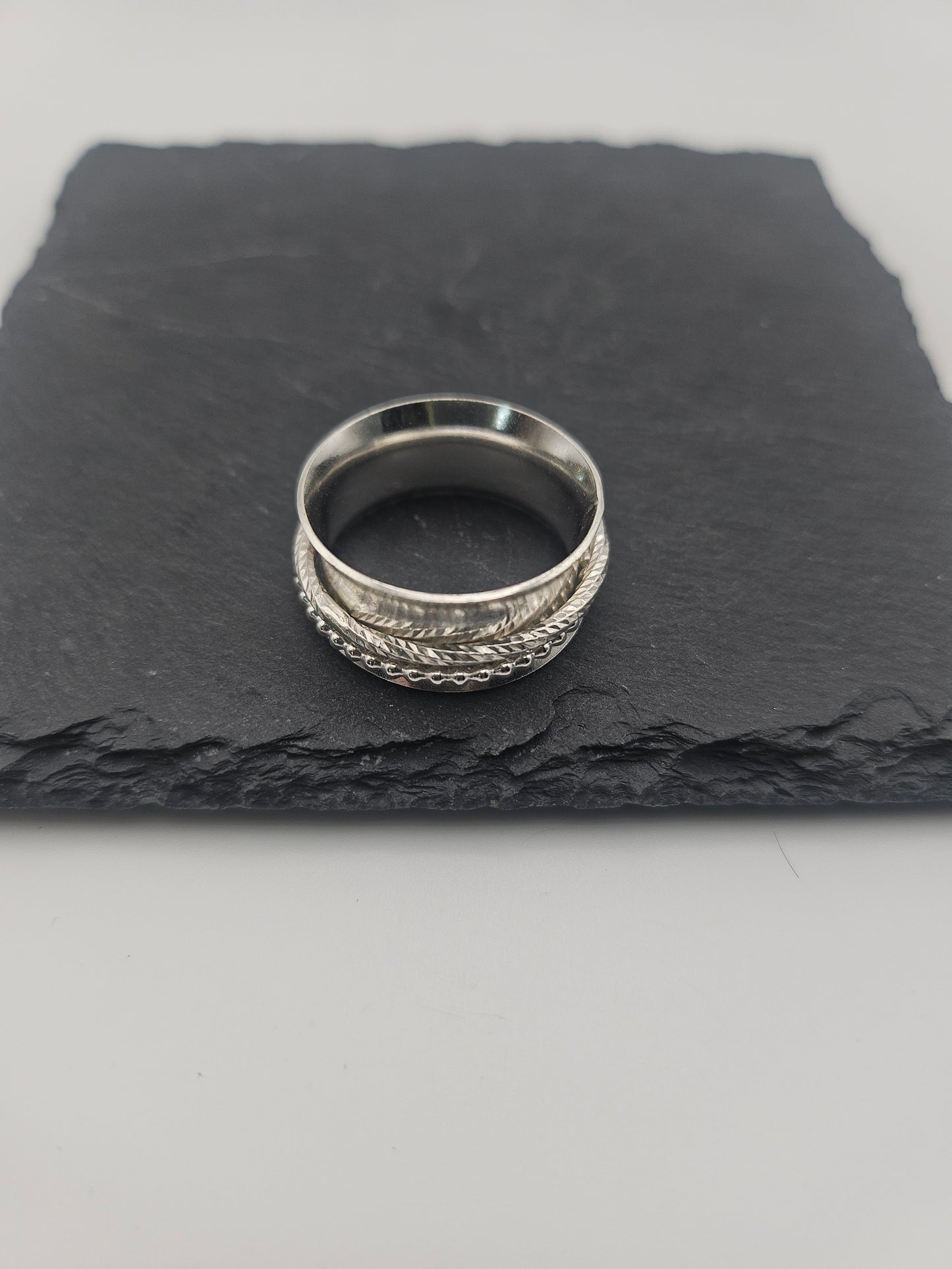 Sterling Silver Spinner Ring