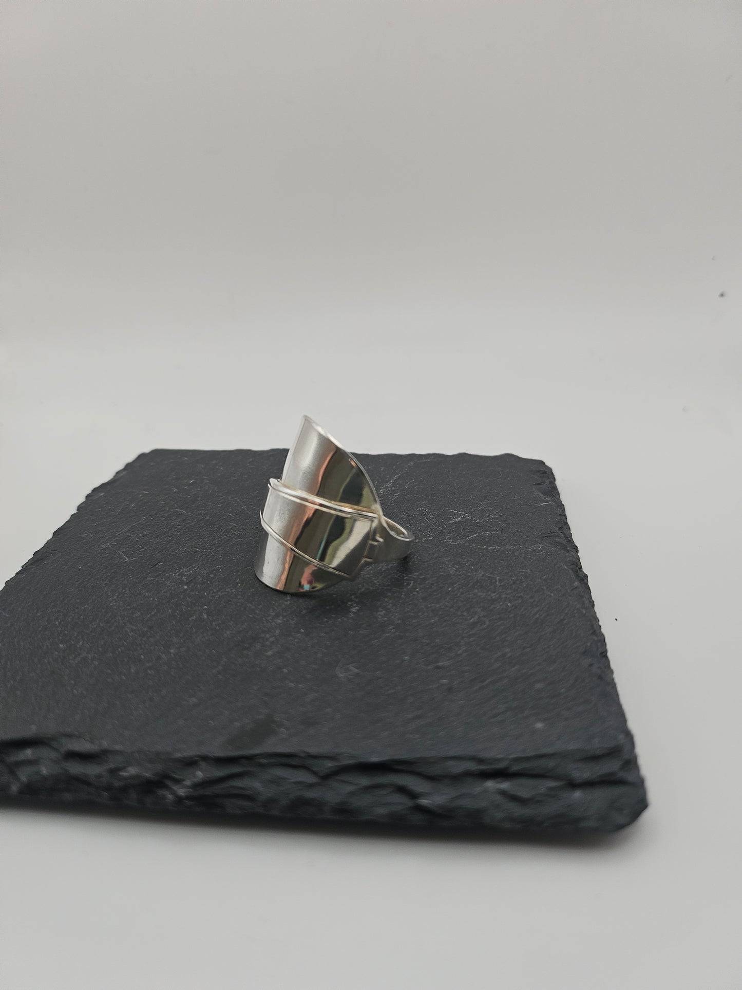 Sterling Silver Saddle Ring