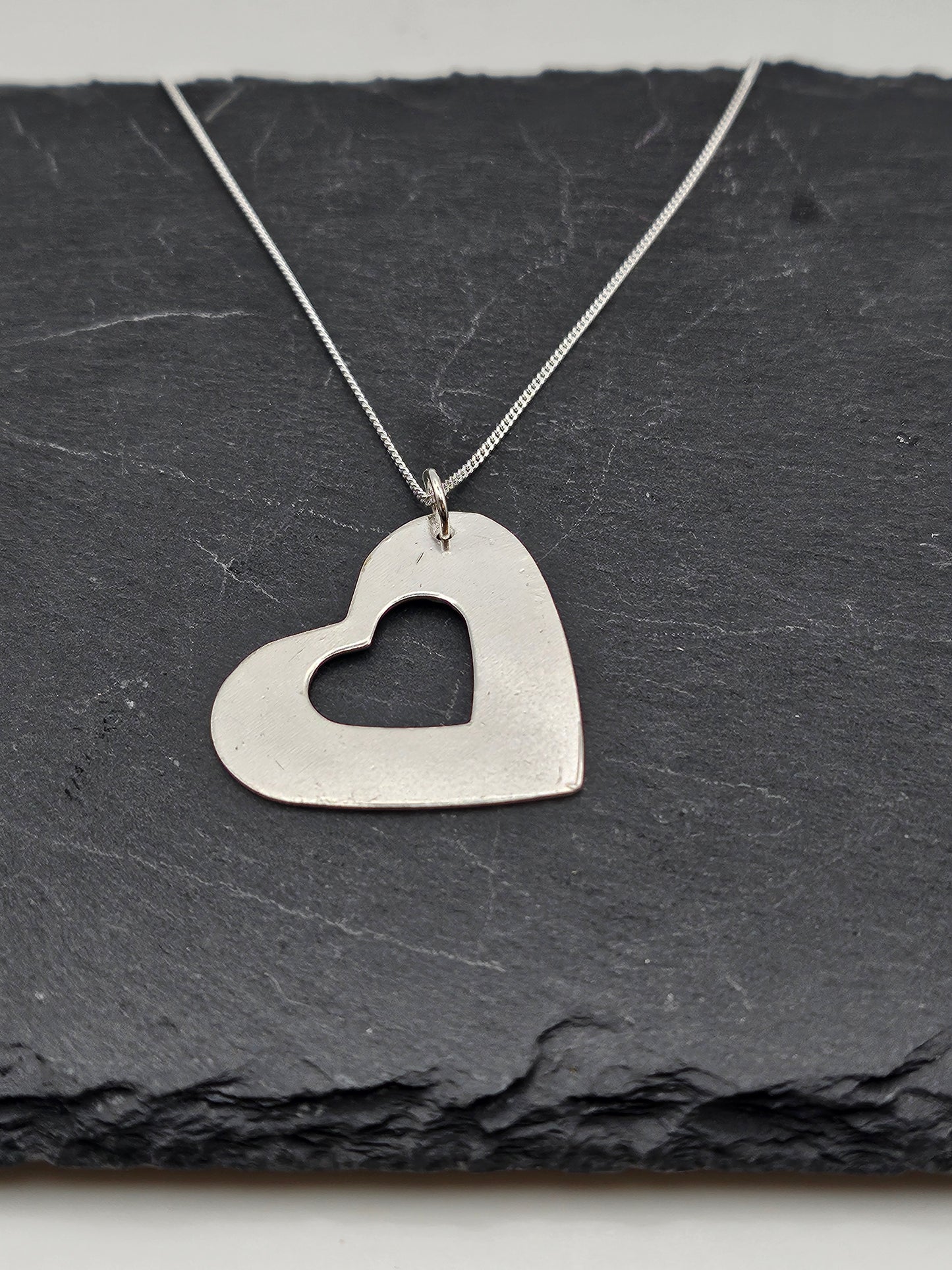 Sterling Silver Love Heart Pendant