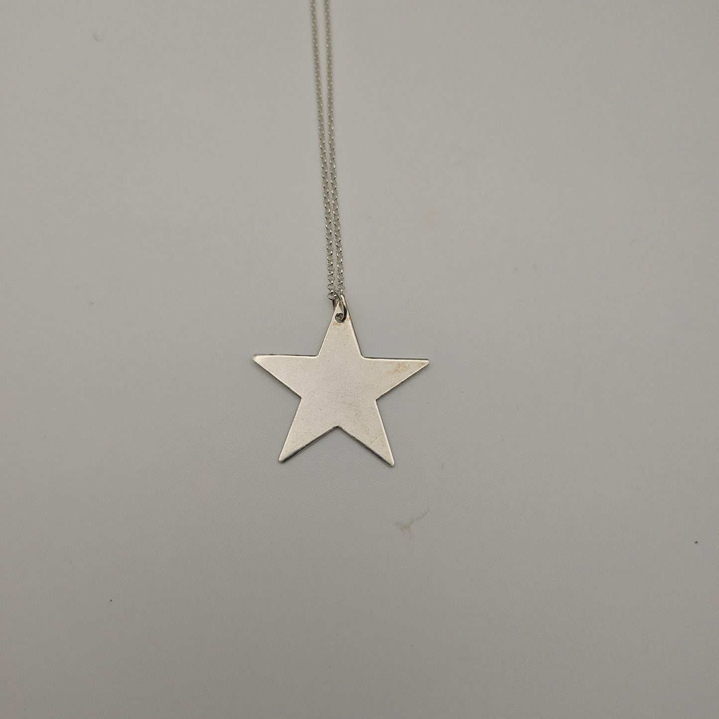 Sterling silver star pendant