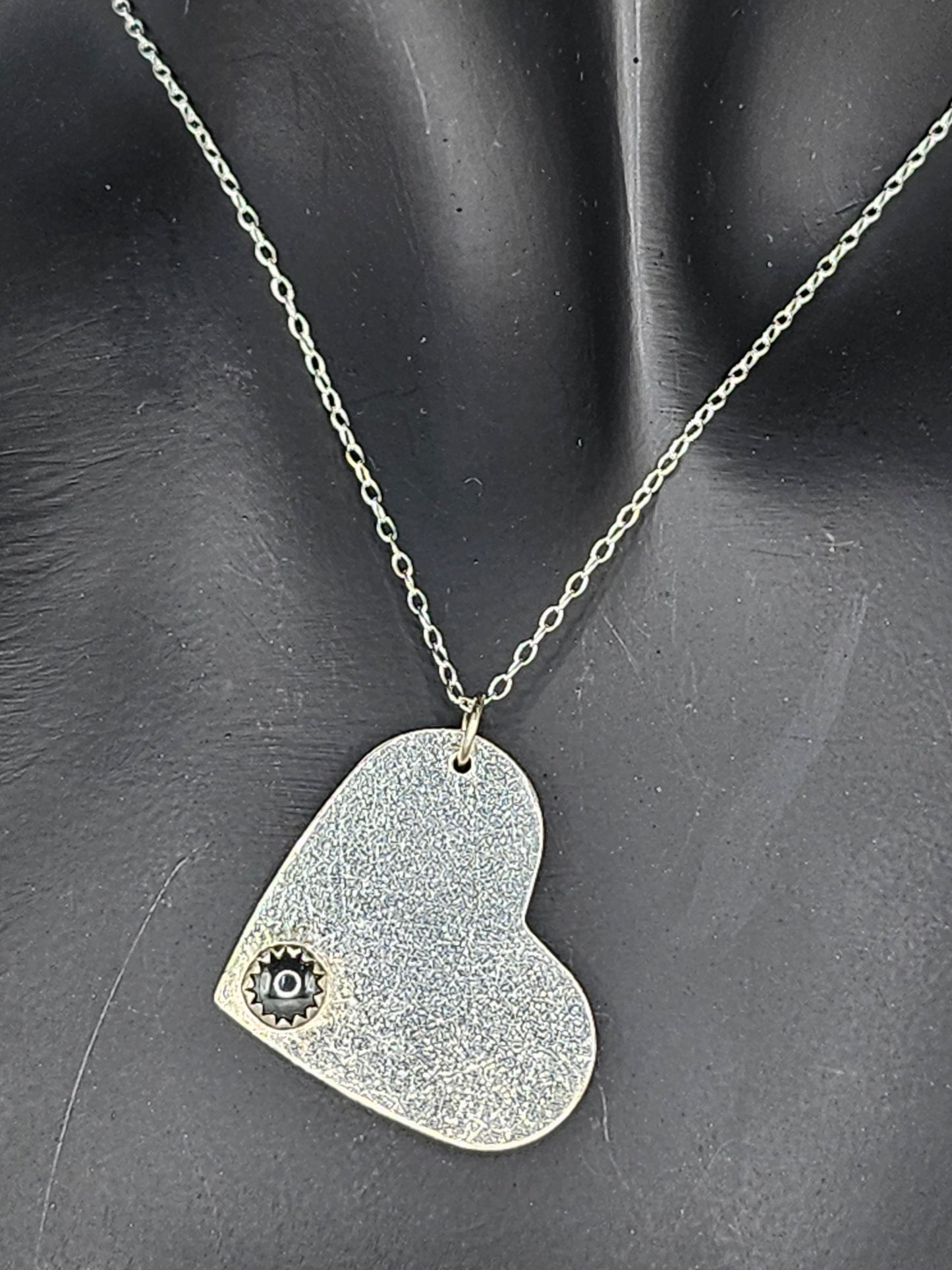Sterling Silver Love Heart Necklace