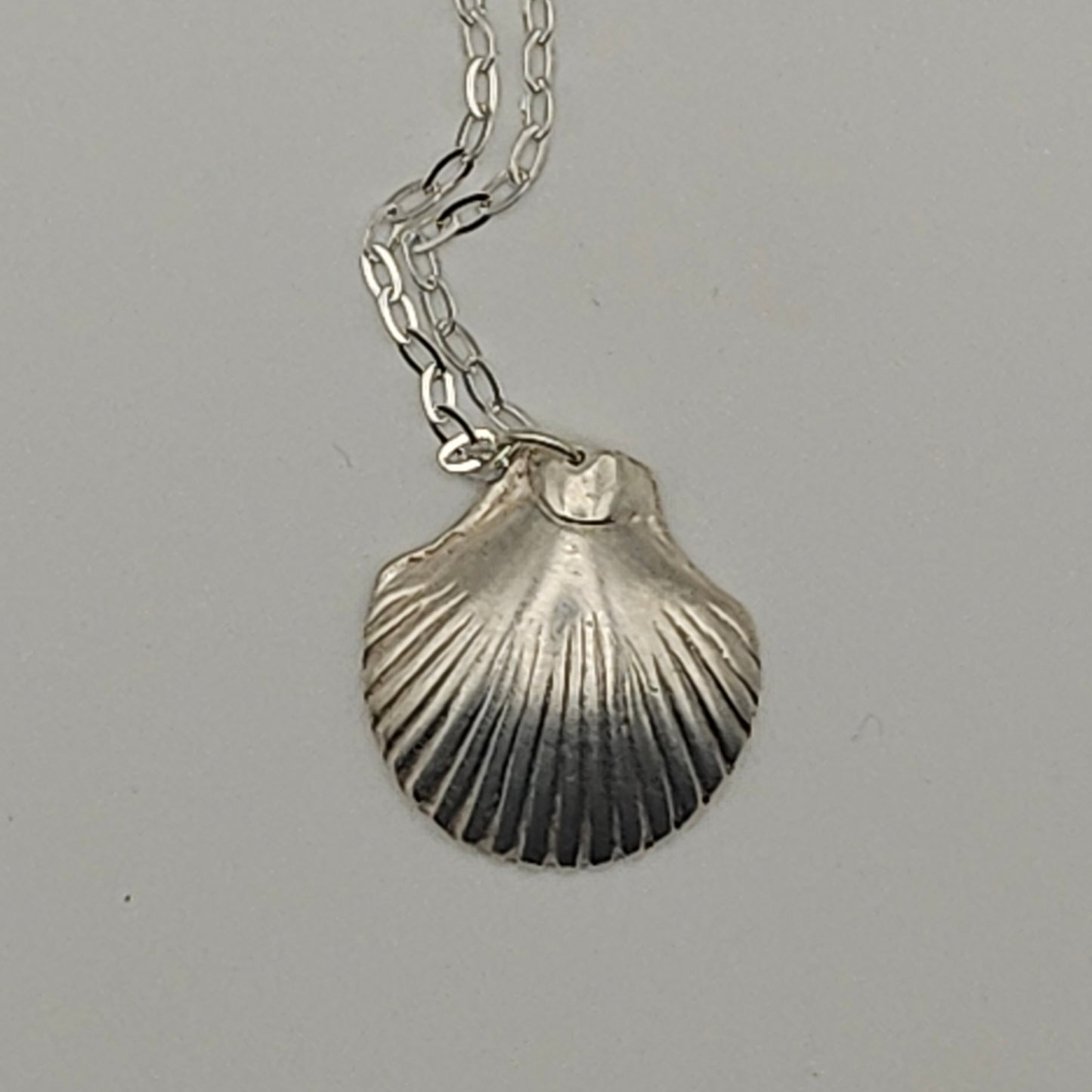 Sterling silver shell pendant