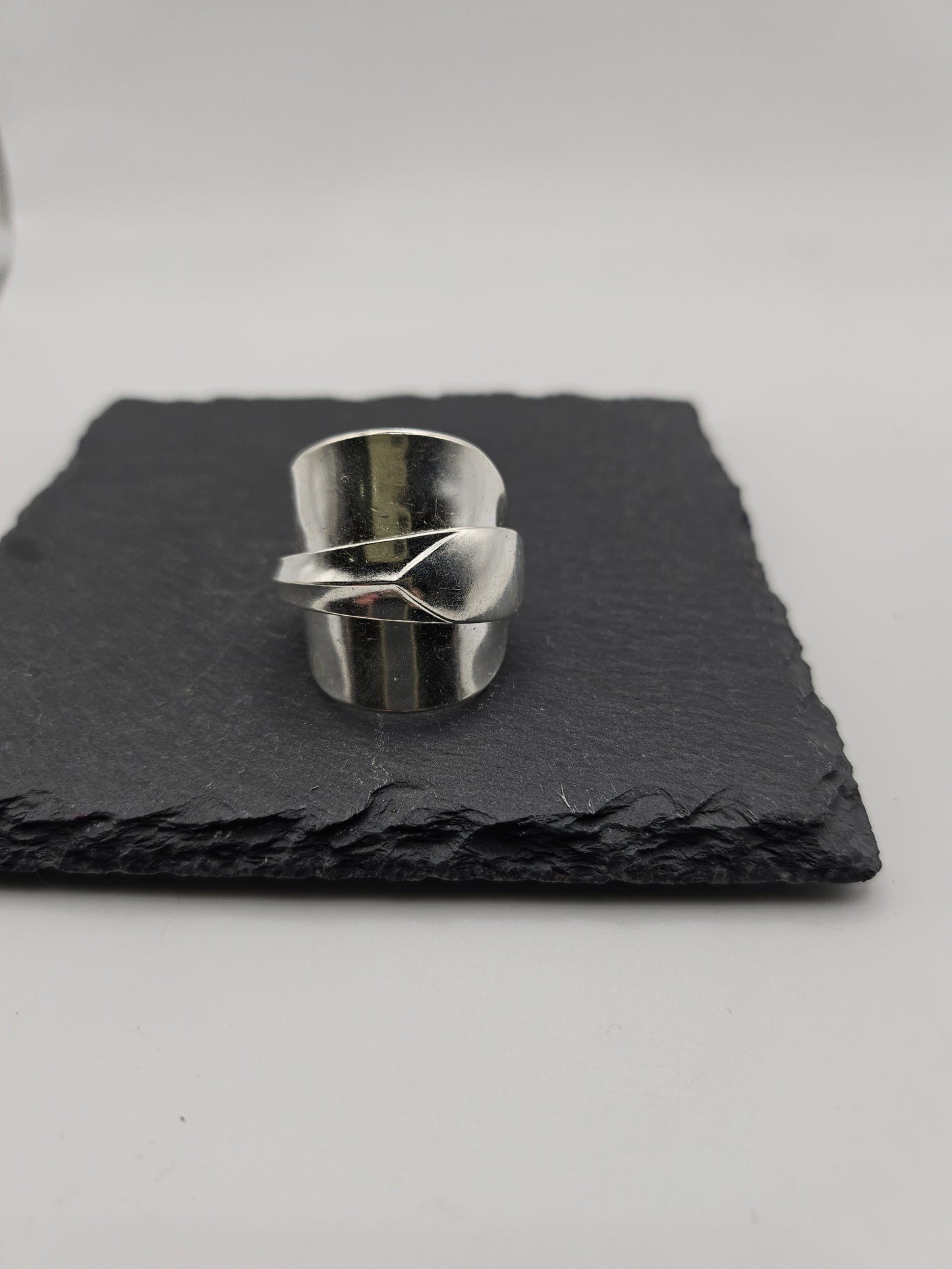 Sterling Silver saddle Spoon Ring