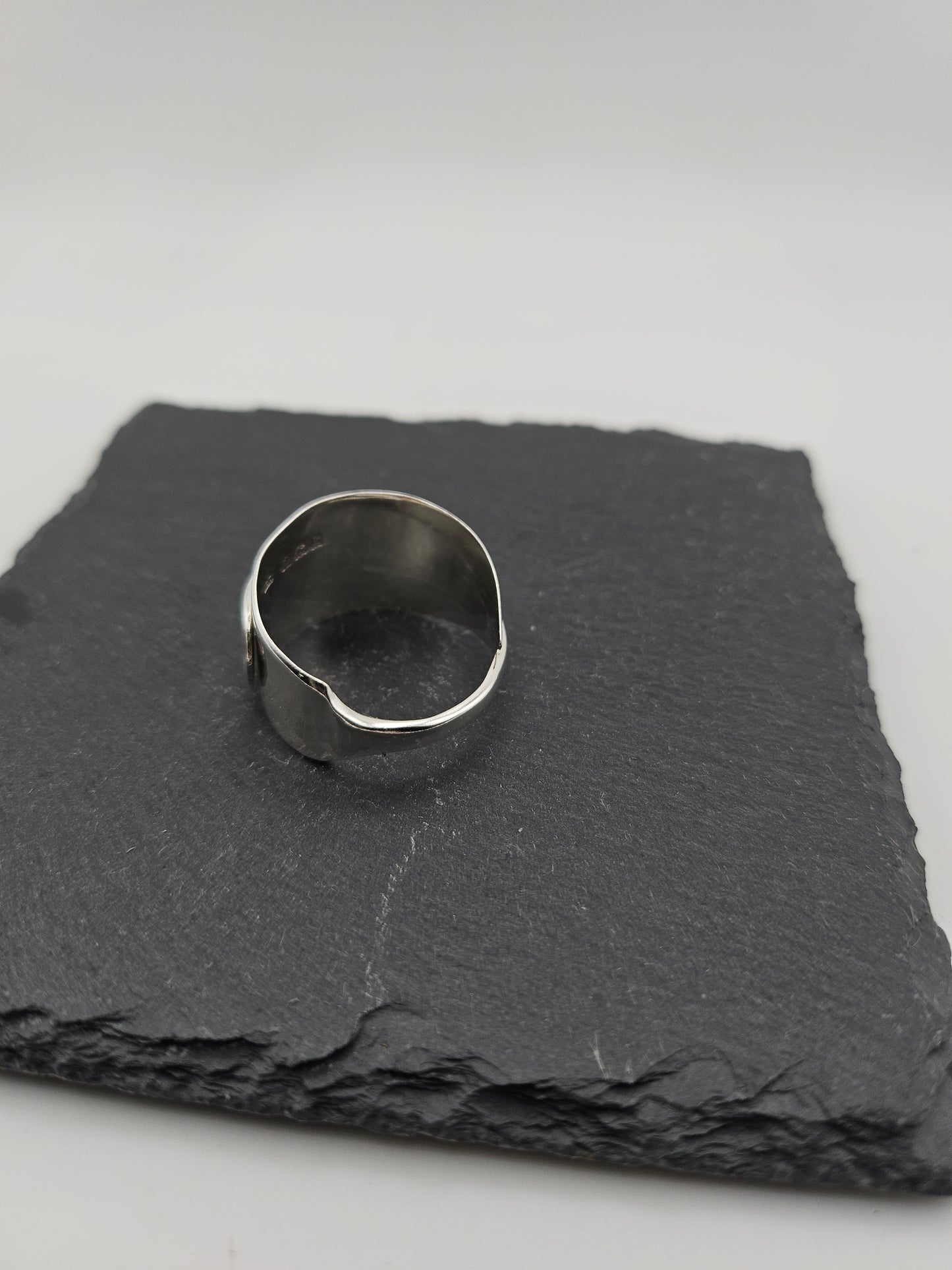 Sterling Silver Knife Ring