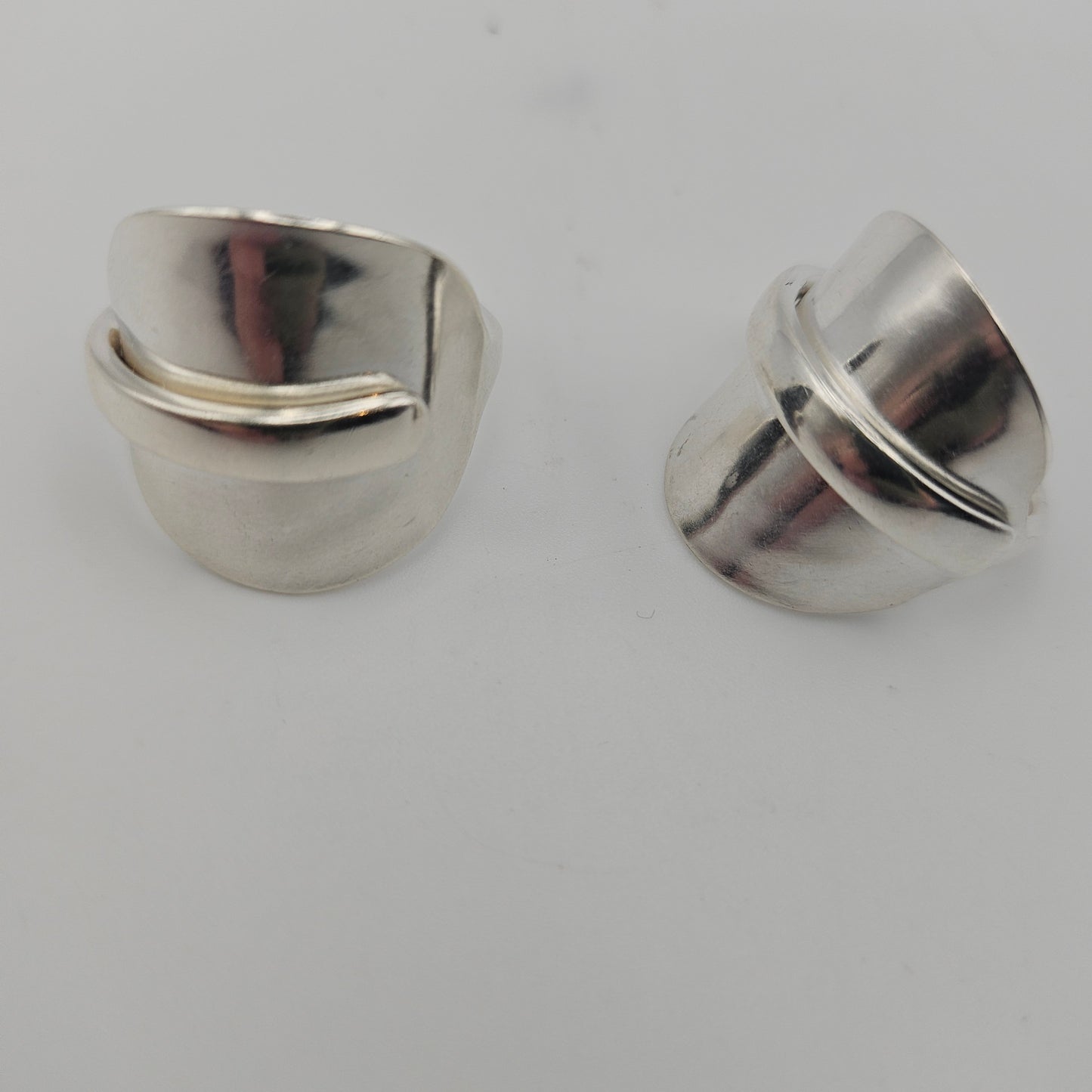 Sterling Silver Saddle Spoon Ring