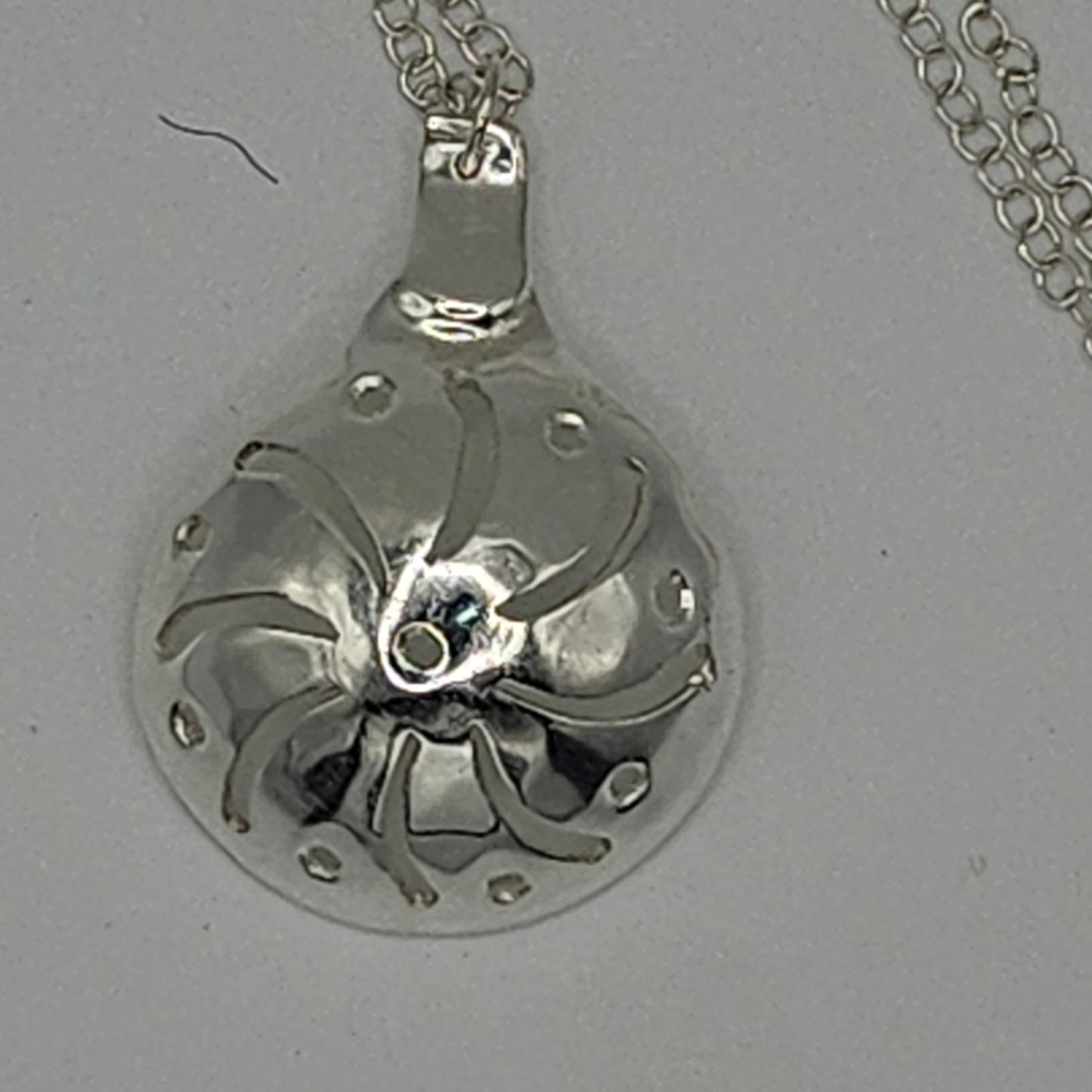 Sterling silver sugar sifter pendant
