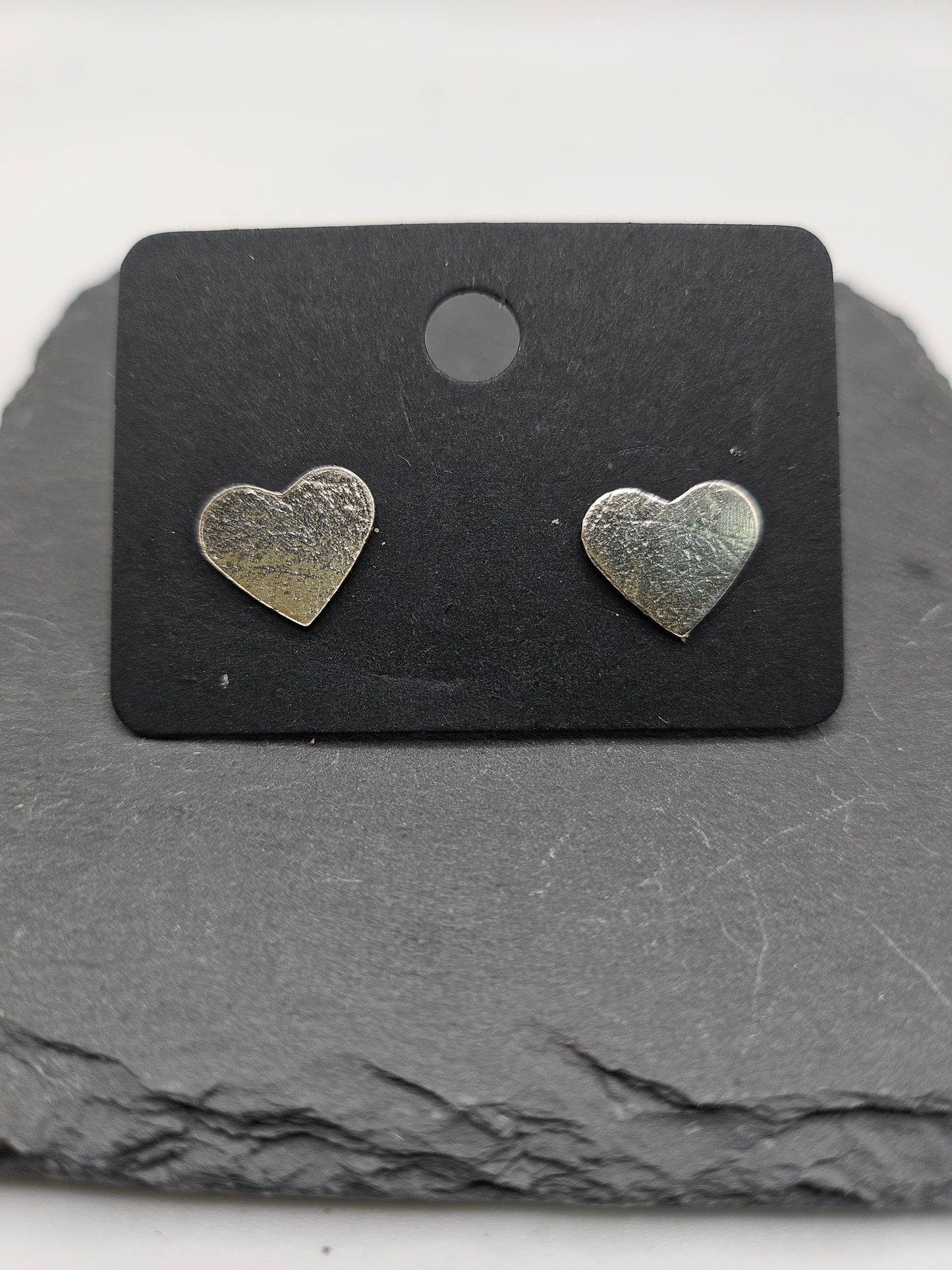 Sterling Silver Love Heart Earrings
