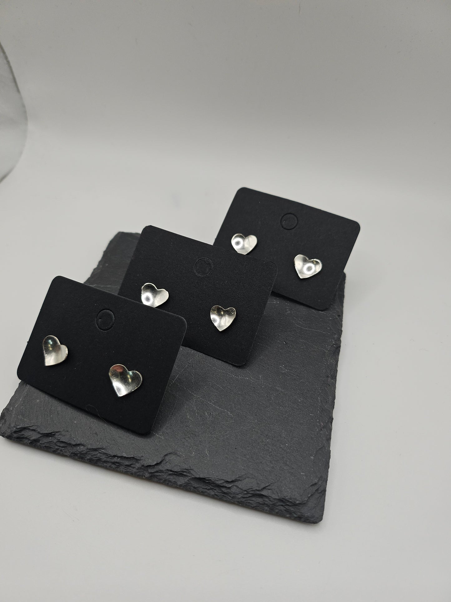 Sterling Silver Love Heart Earrings