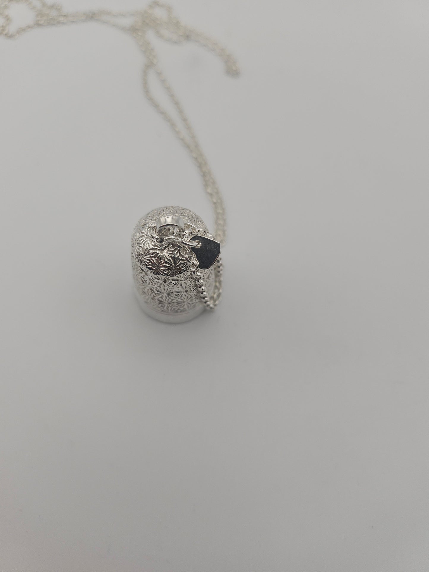 Sterling Silver Thimble Pendant