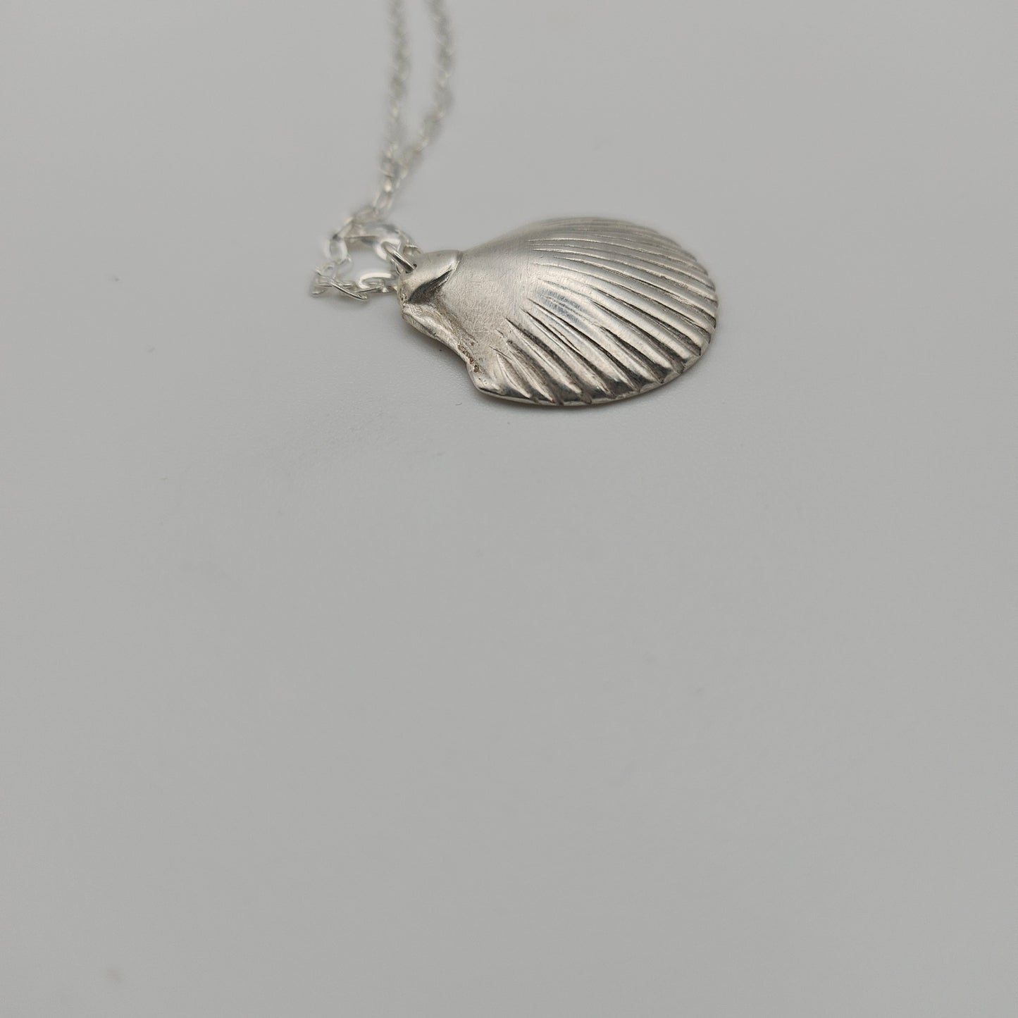 Sterling silver shell pendant