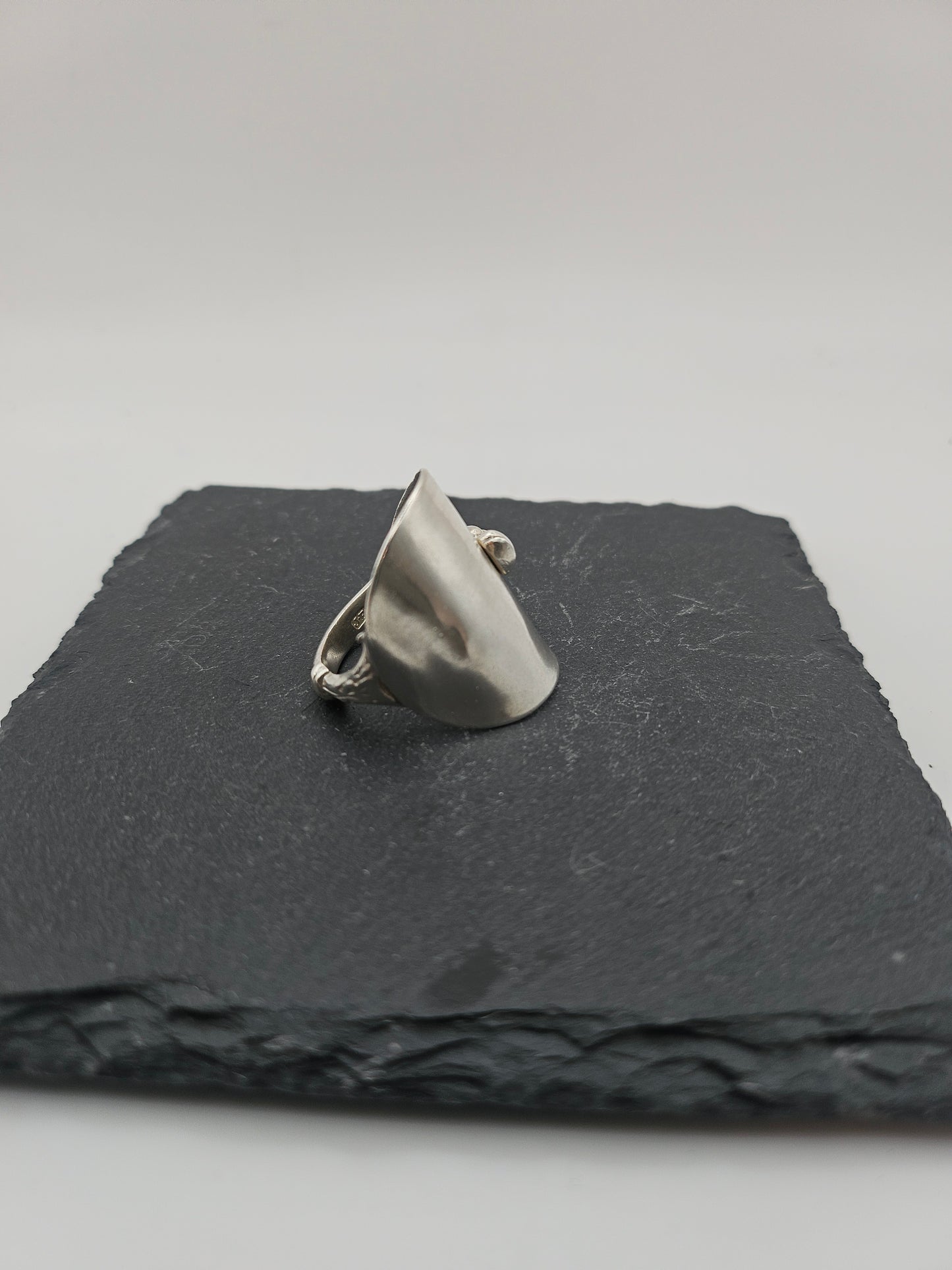 Sterling Silver Saddle Spoon Ring