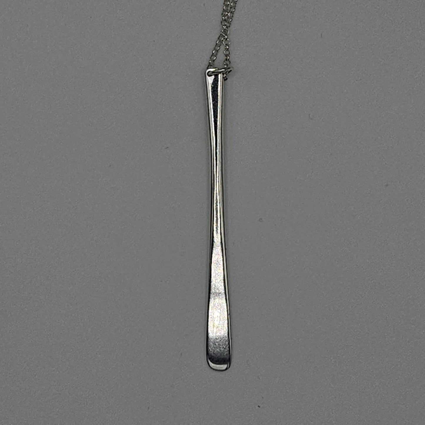 Sterling silver unique spoon handle pendant