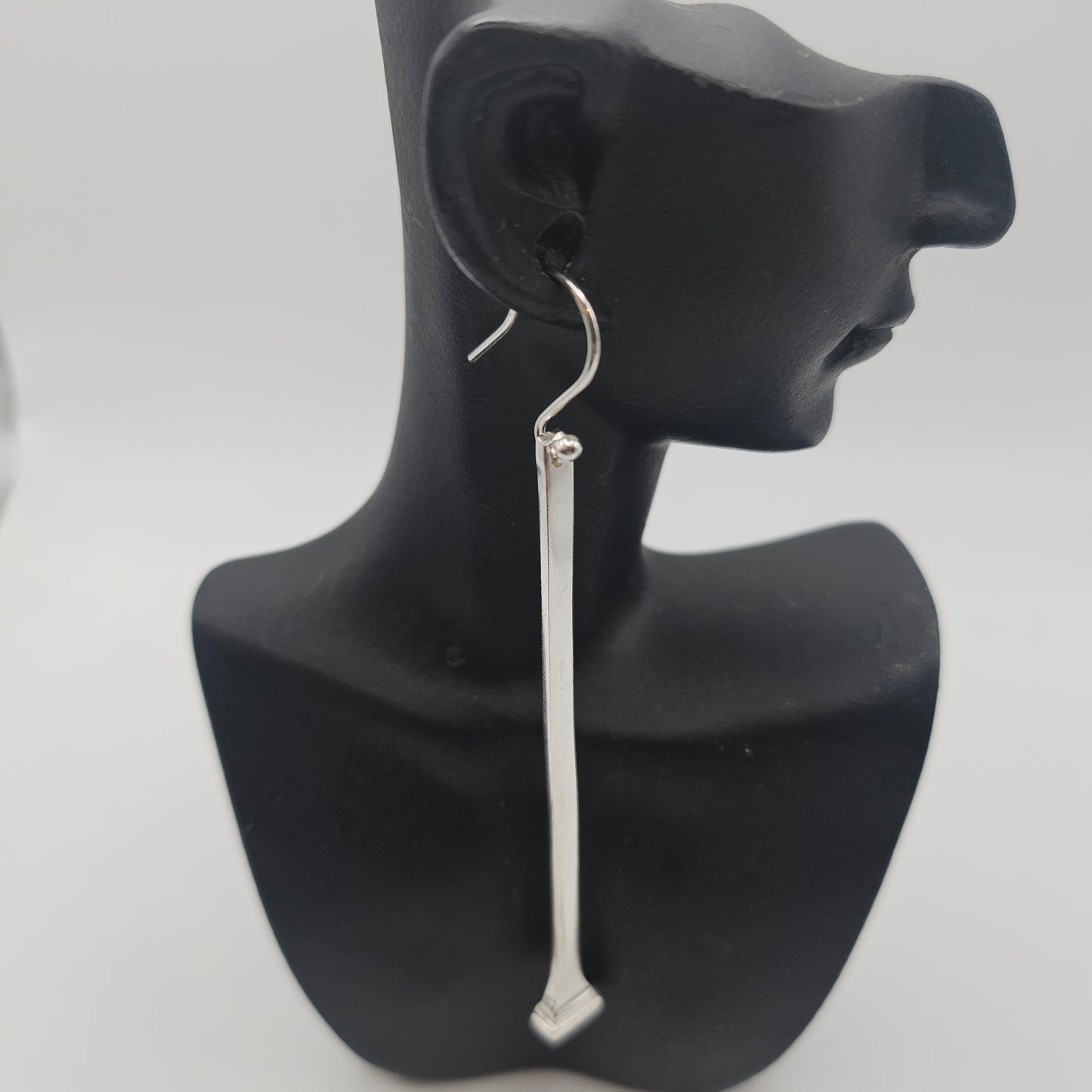 Sterling Silver Spoon Handle Earrings