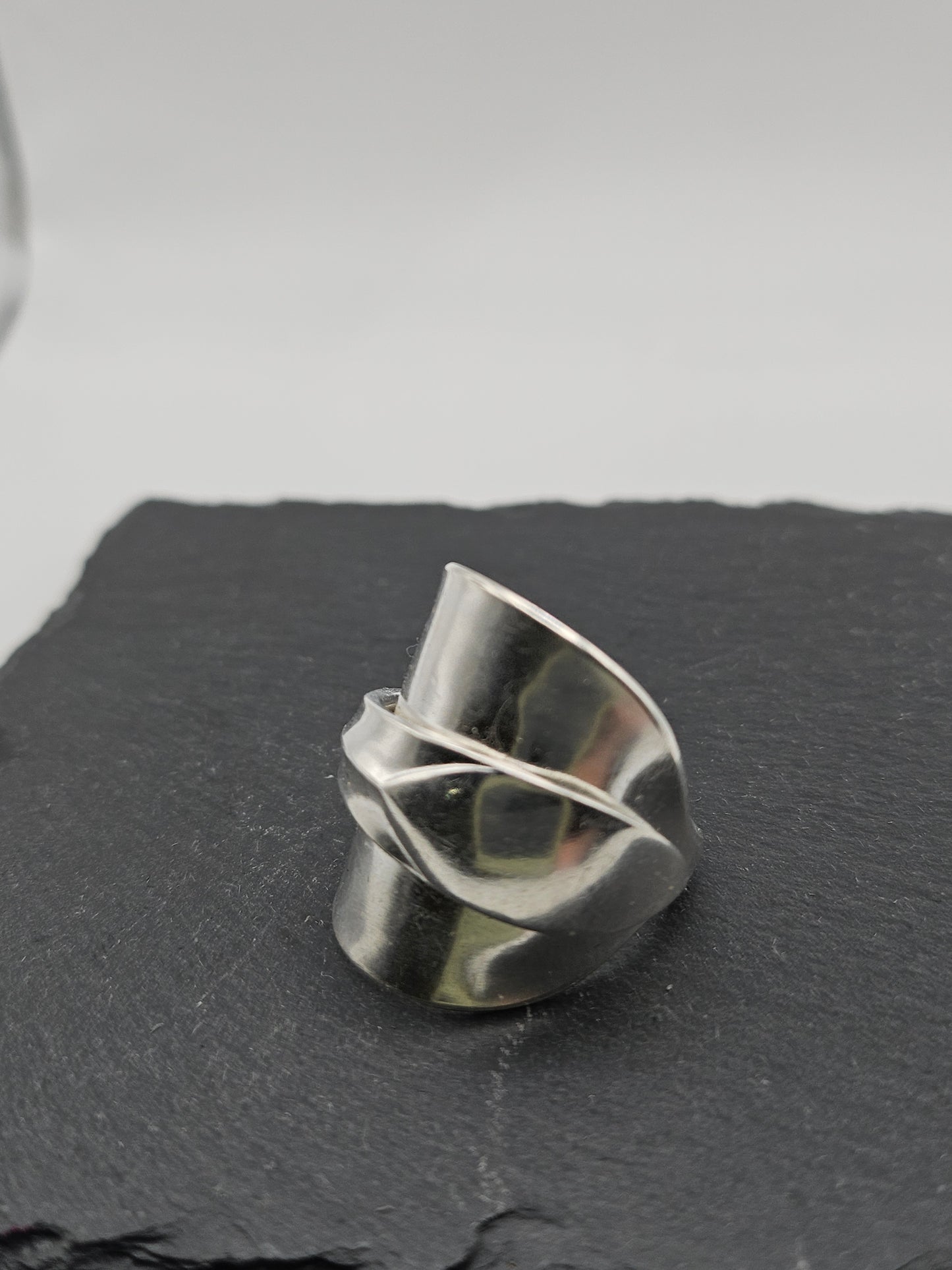Sterling Silver saddle Spoon Ring