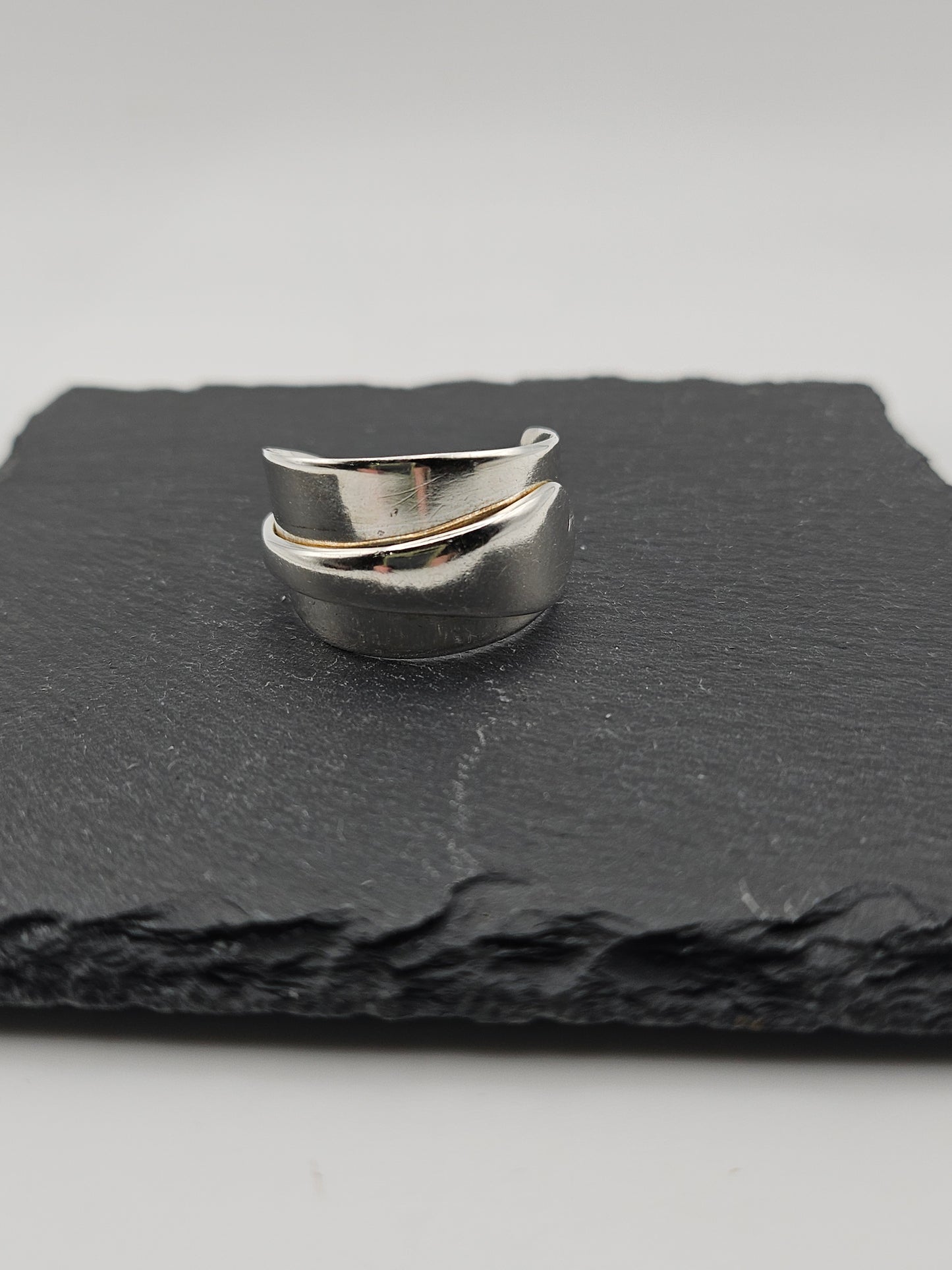 Sterling Silver Knife Ring