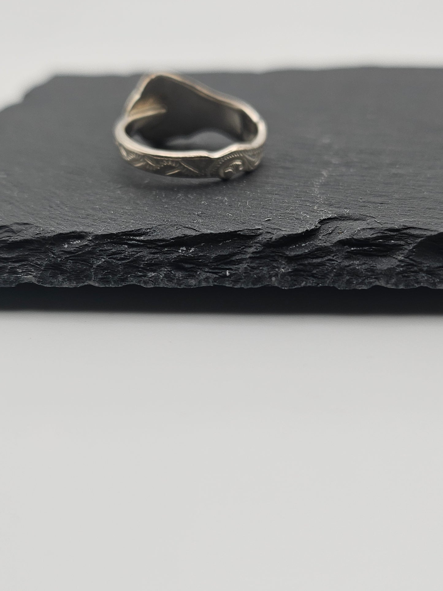Sterling Silver Saddle Ring
