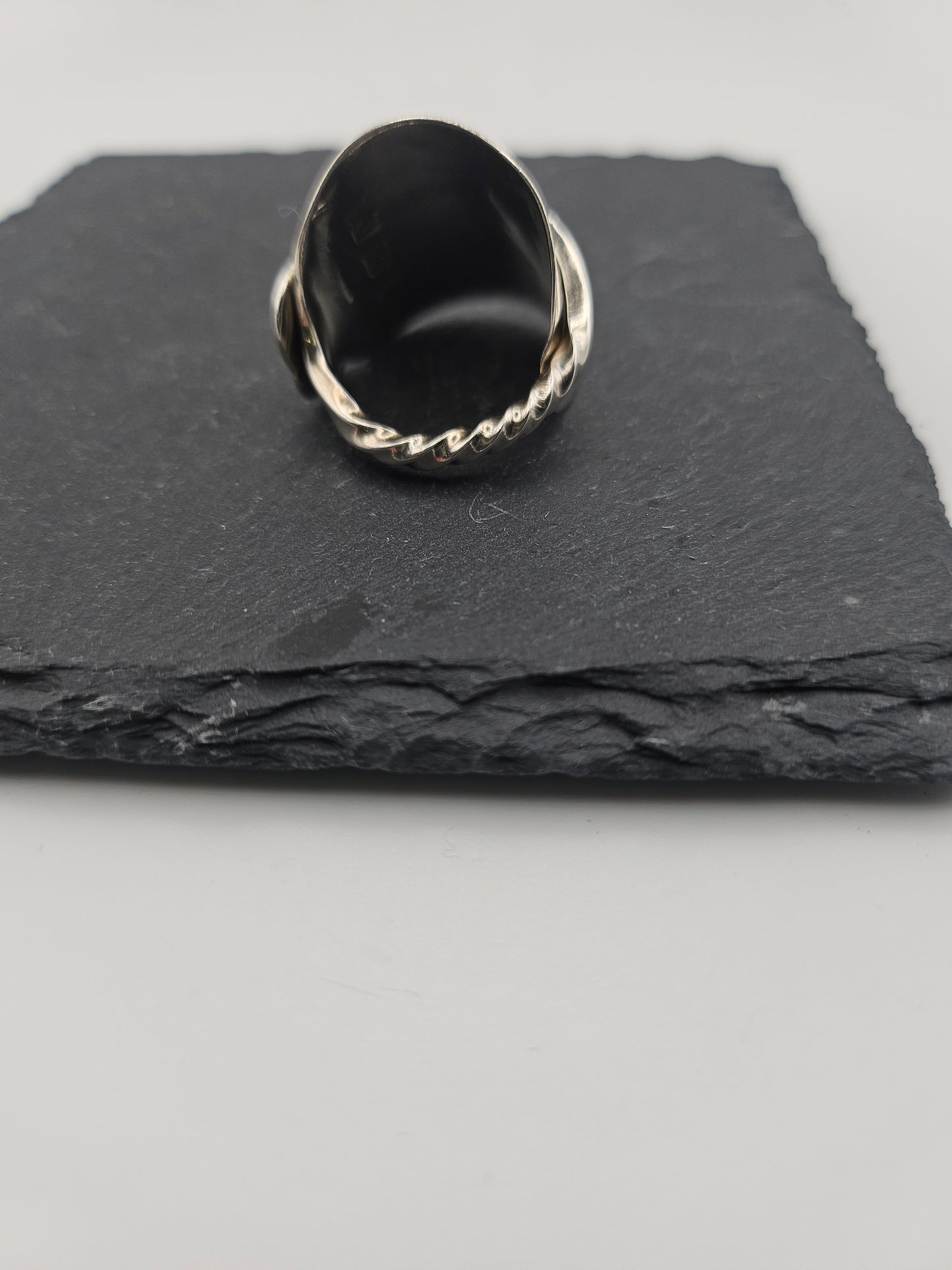 Sterling Silver Saddle Spoon Ring