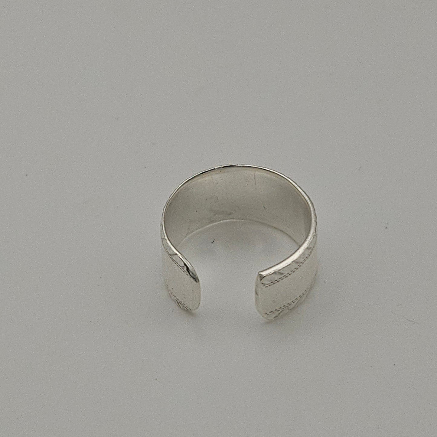 Sterling silver adjustable ring