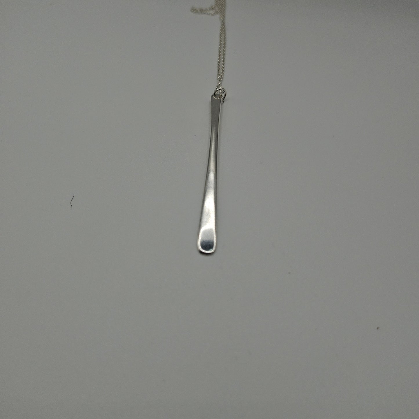 Sterling silver unique spoon handle pendant