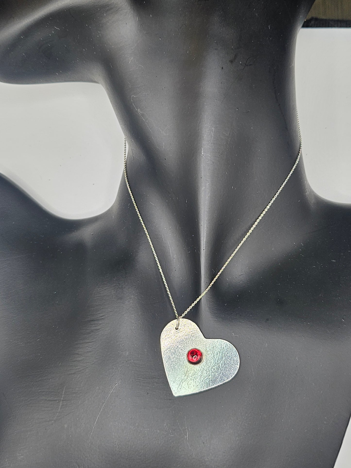 Sterling Silver Love Heart Necklace