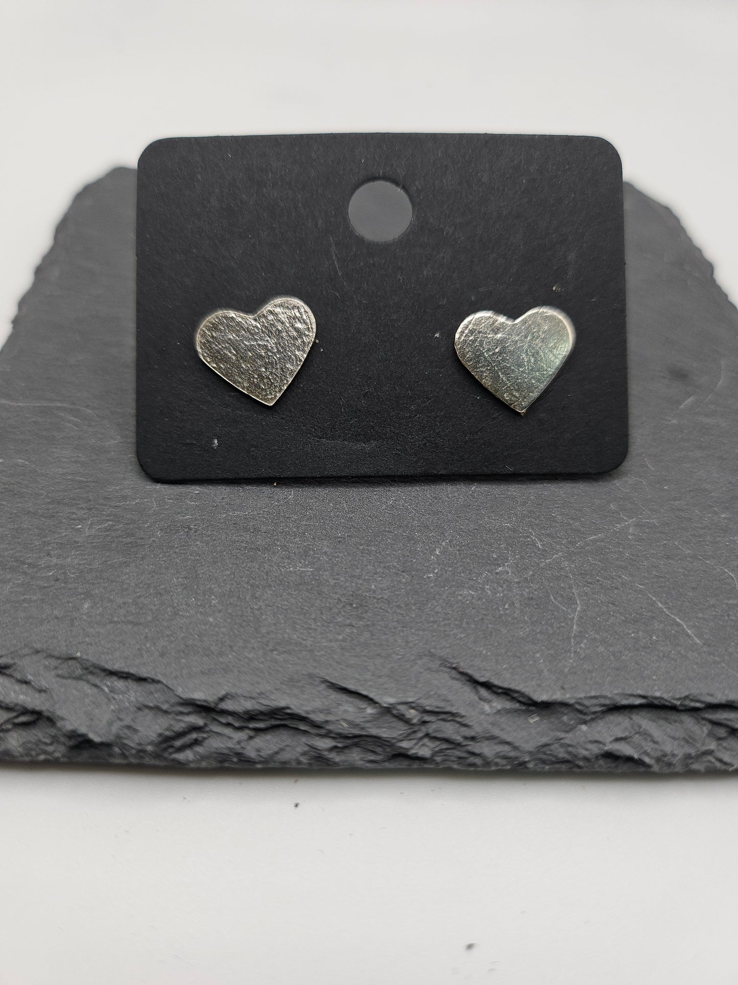 Sterling Silver Love Heart Earrings