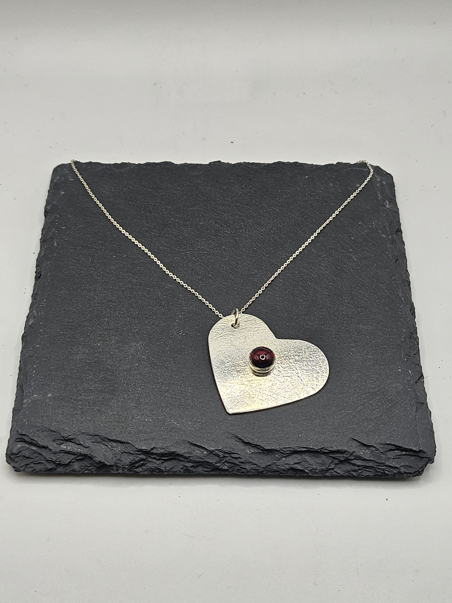 Sterling Silver Love Heart Necklace