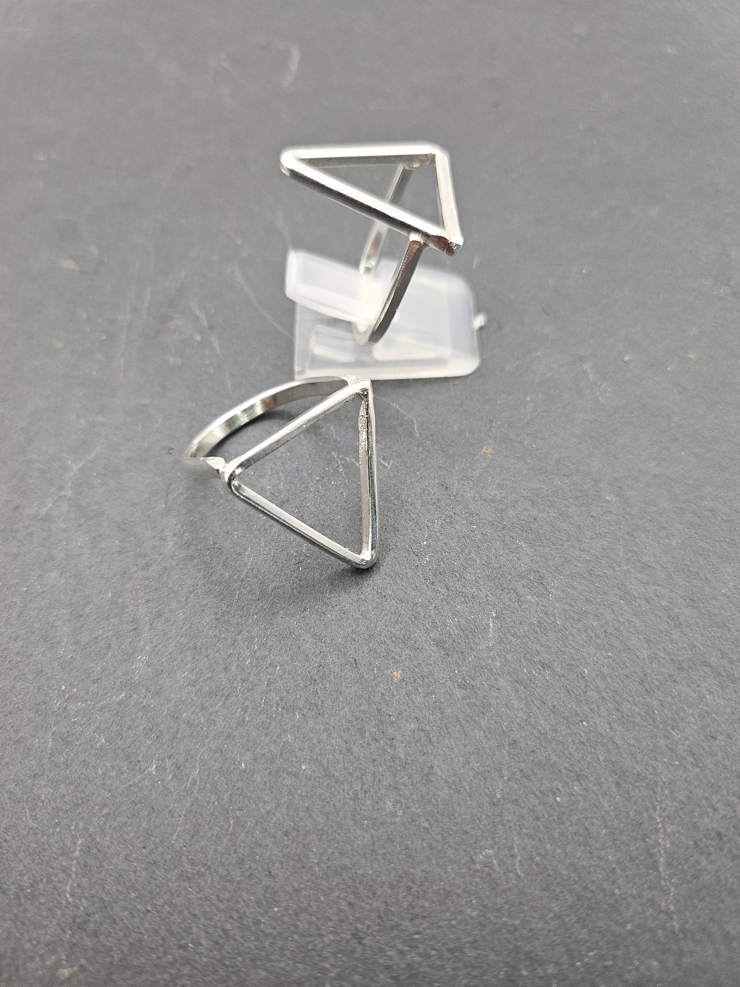 Sterling Silver Triangle Ring