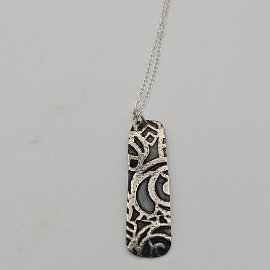 Sterling silver unique every day pendant