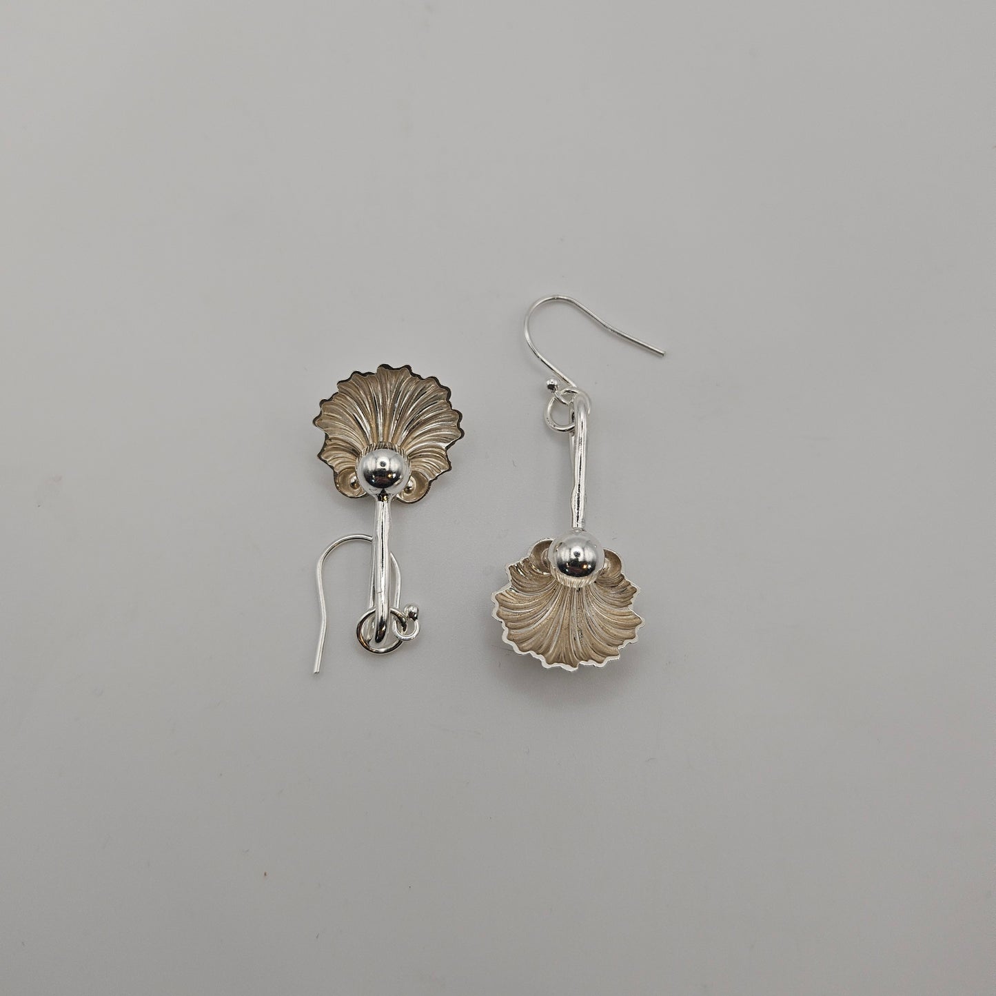 Sterling Silver Spoon Earrings