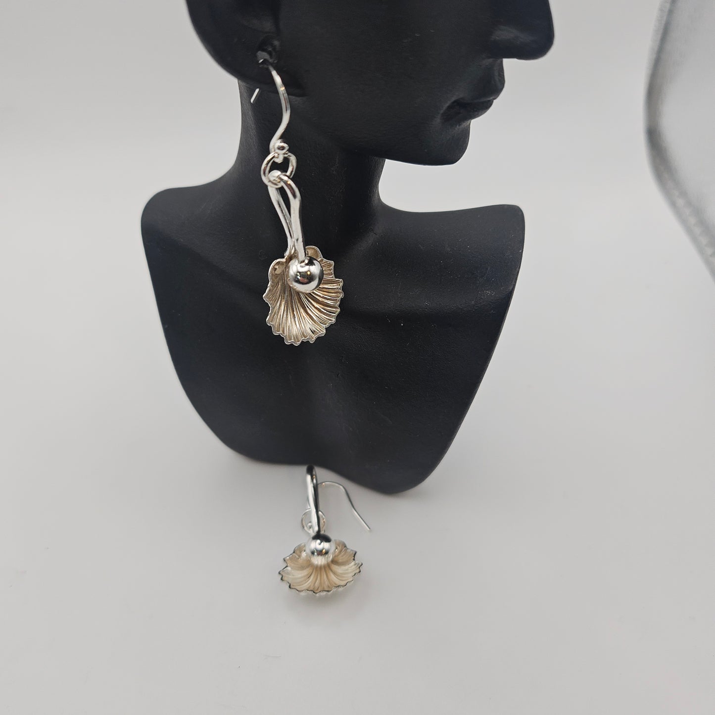 Sterling Silver Spoon Earrings