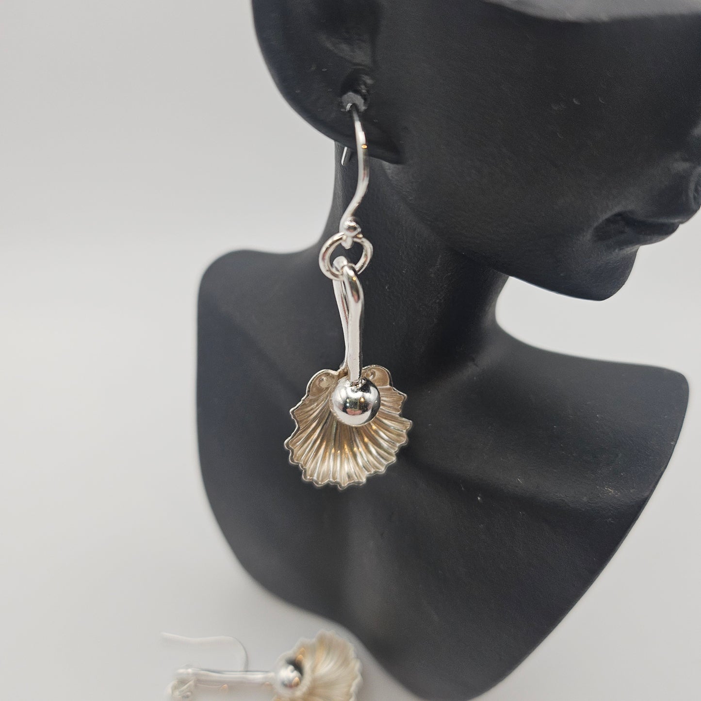 Sterling Silver Spoon Earrings