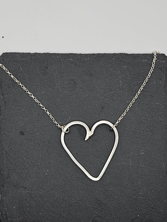 Sterling Silver Love Heart Pendant