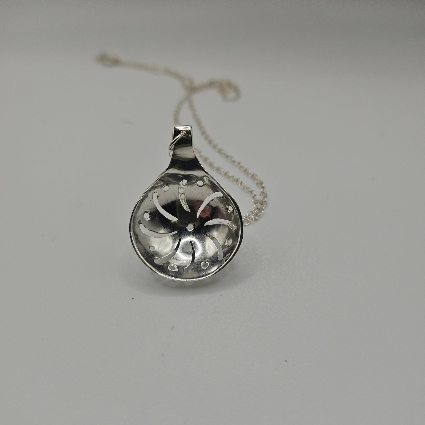 Sterling silver sugar sifter pendant