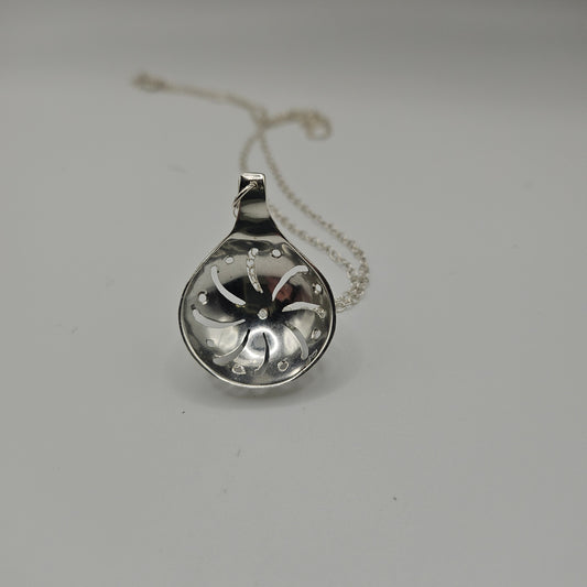 Sterling silver sugar sifter pendant