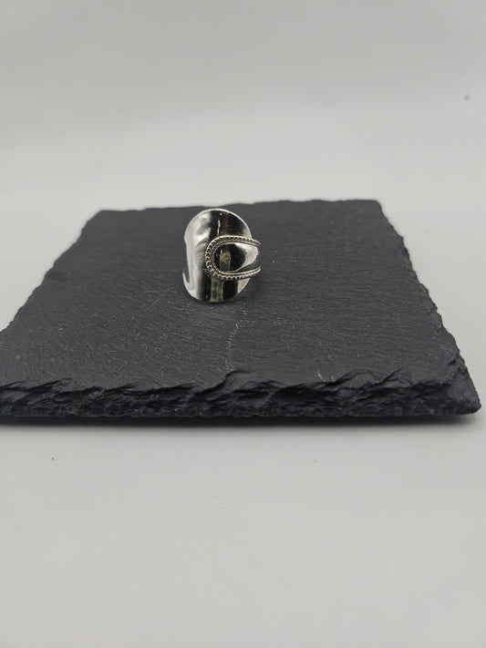 Sterling Silver Saddle Ring