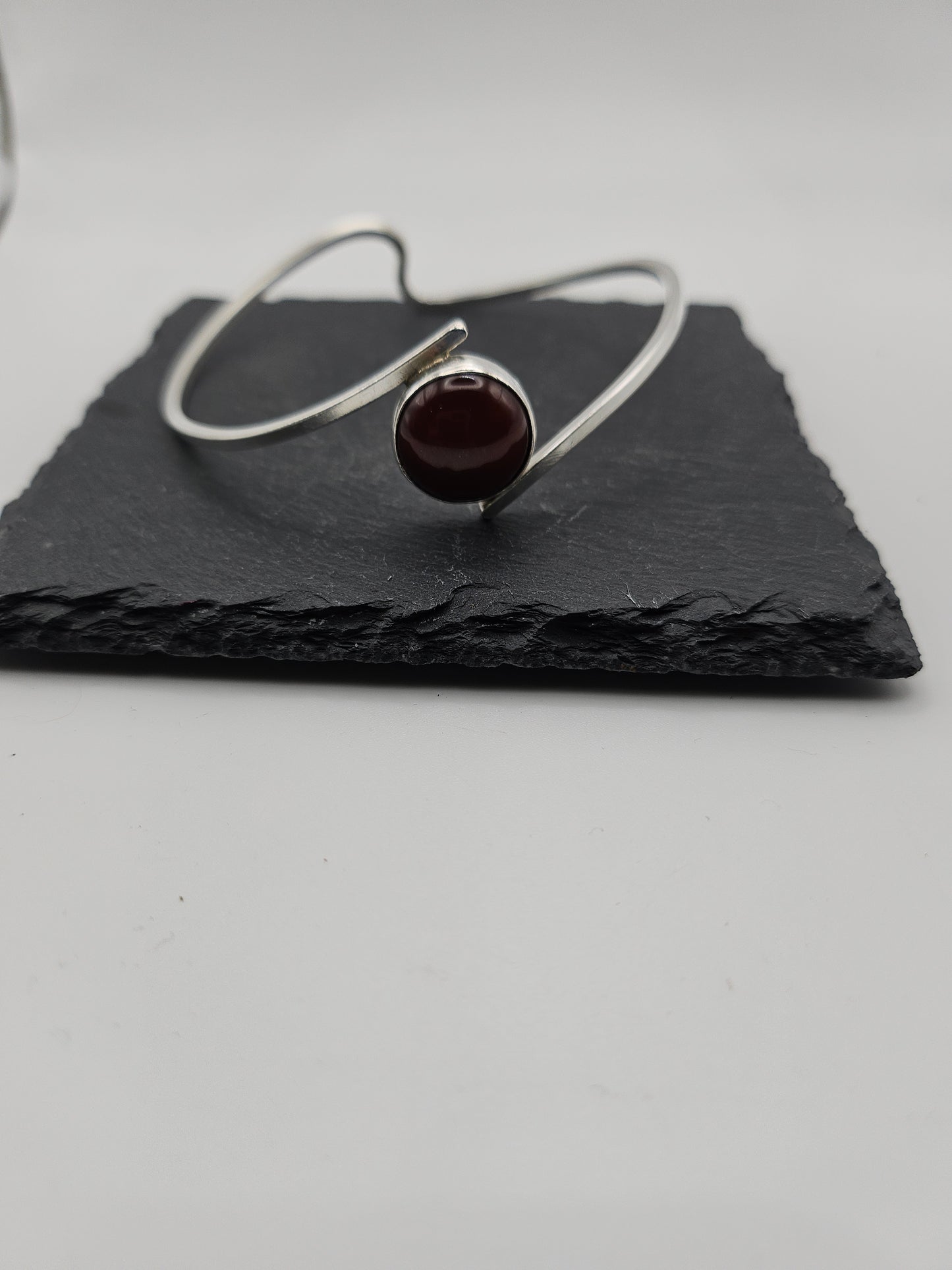 Sterling Silver Wave Bangle
