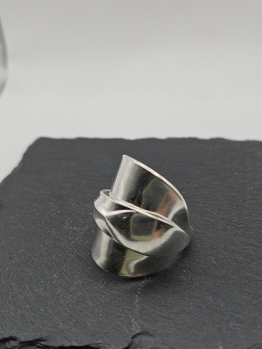 Sterling Silver saddle Spoon Ring