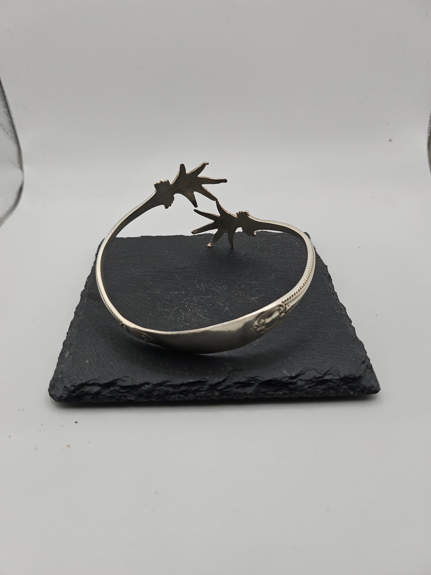 Sterling Silver Sugar Tongs Bangle