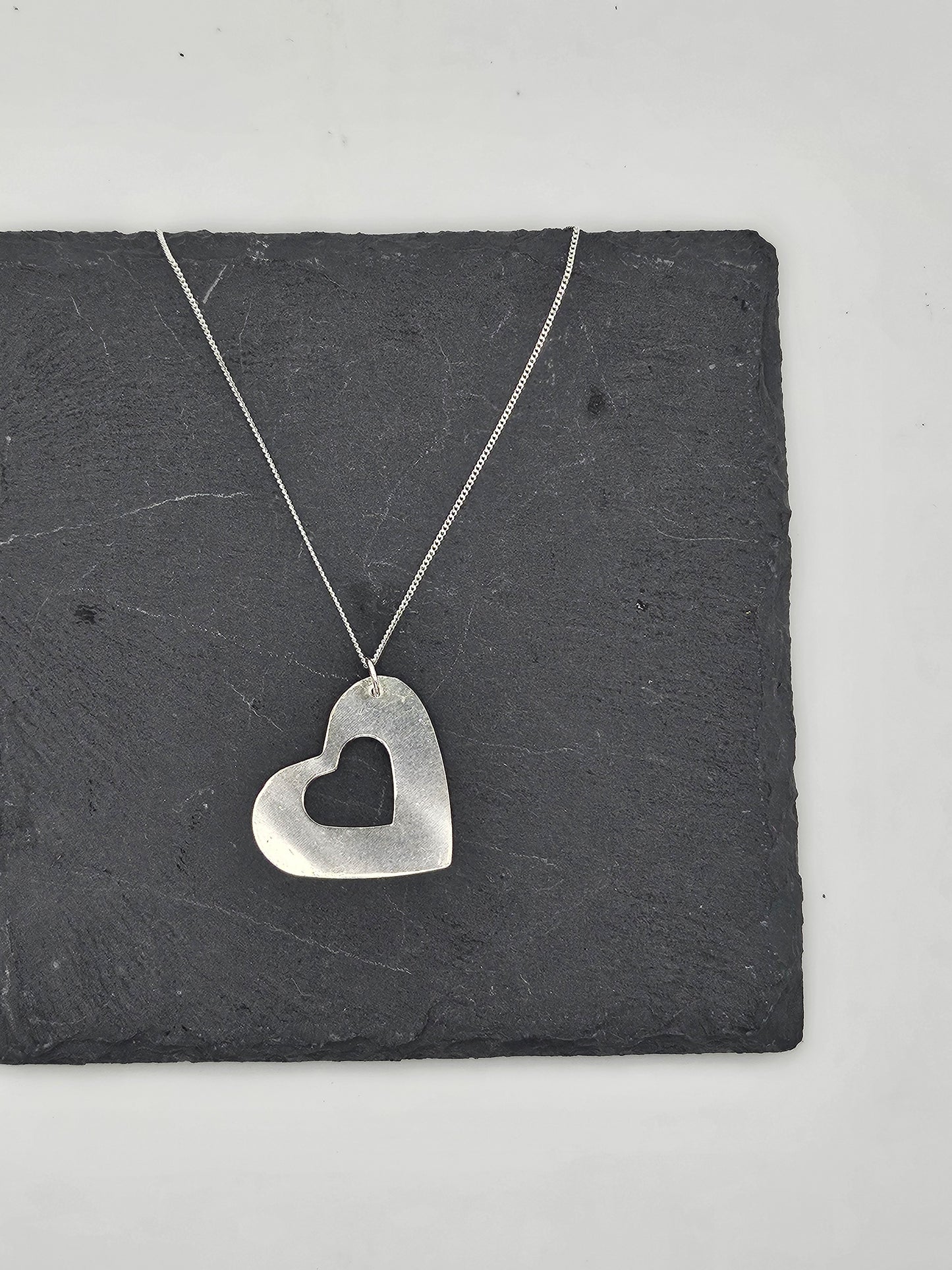 Sterling Silver Love Heart Pendant