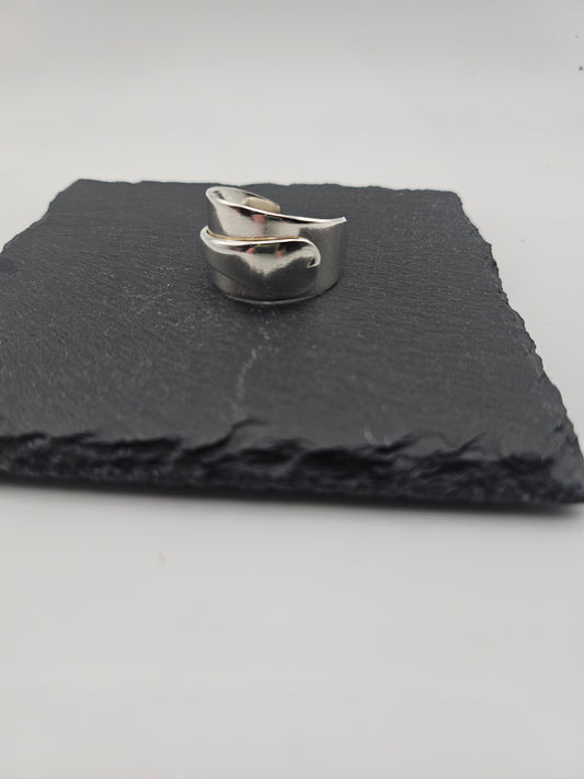 Sterling Silver Knife Ring