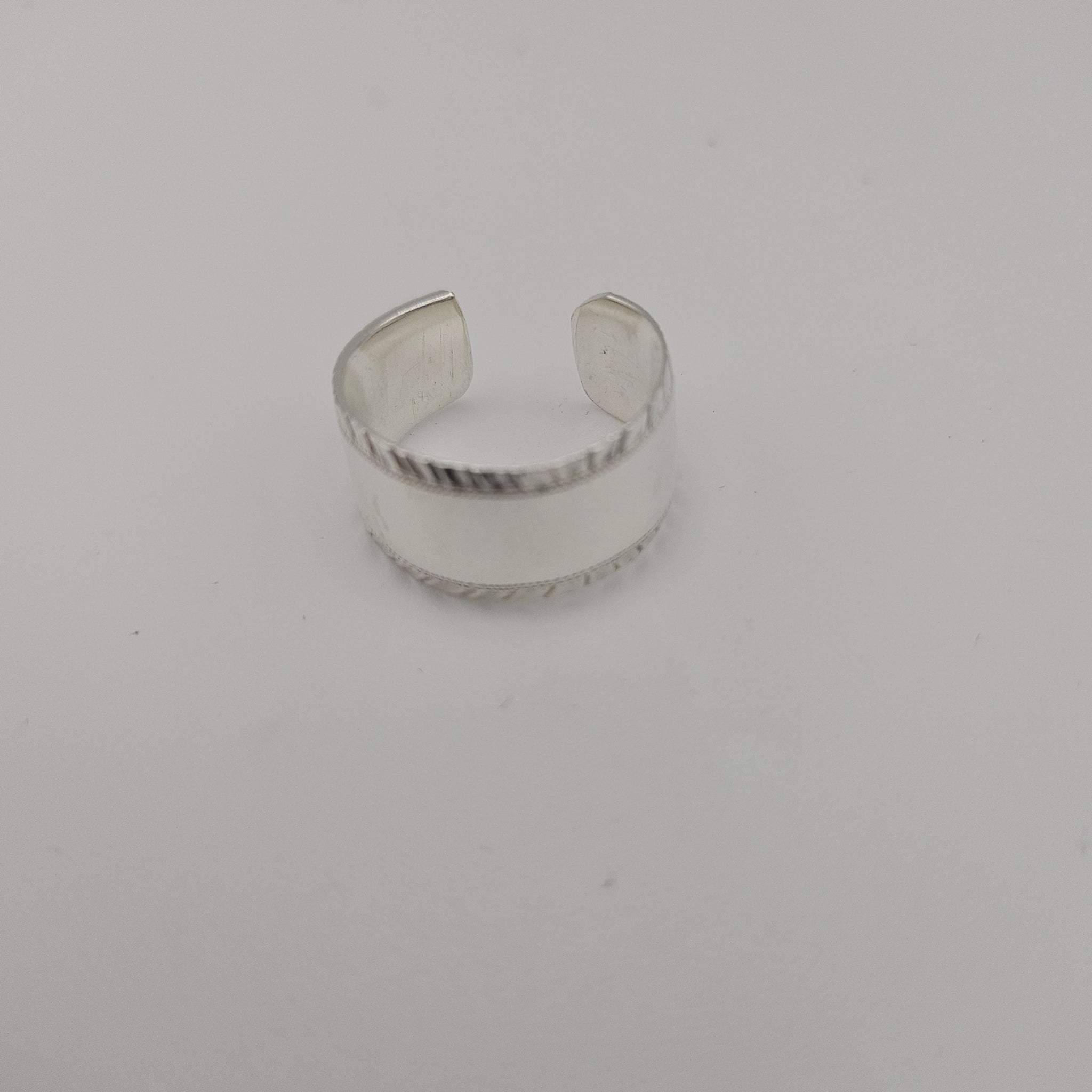 Sterling silver adjustable ring