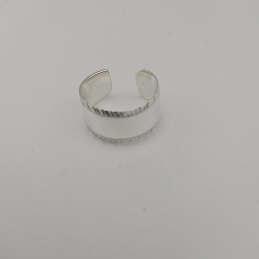 Sterling silver adjustable ring