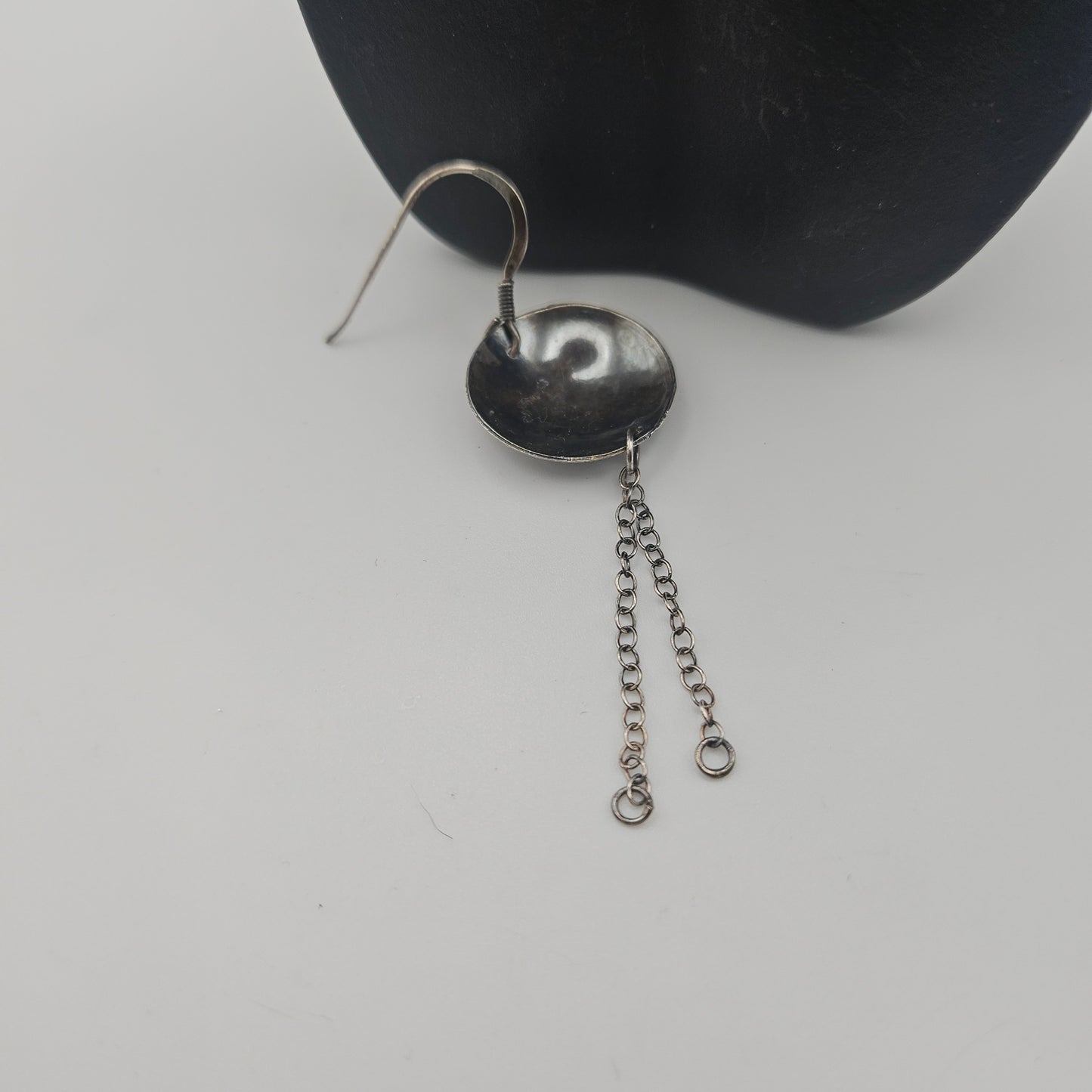 Sterling Silver Domed Earrings