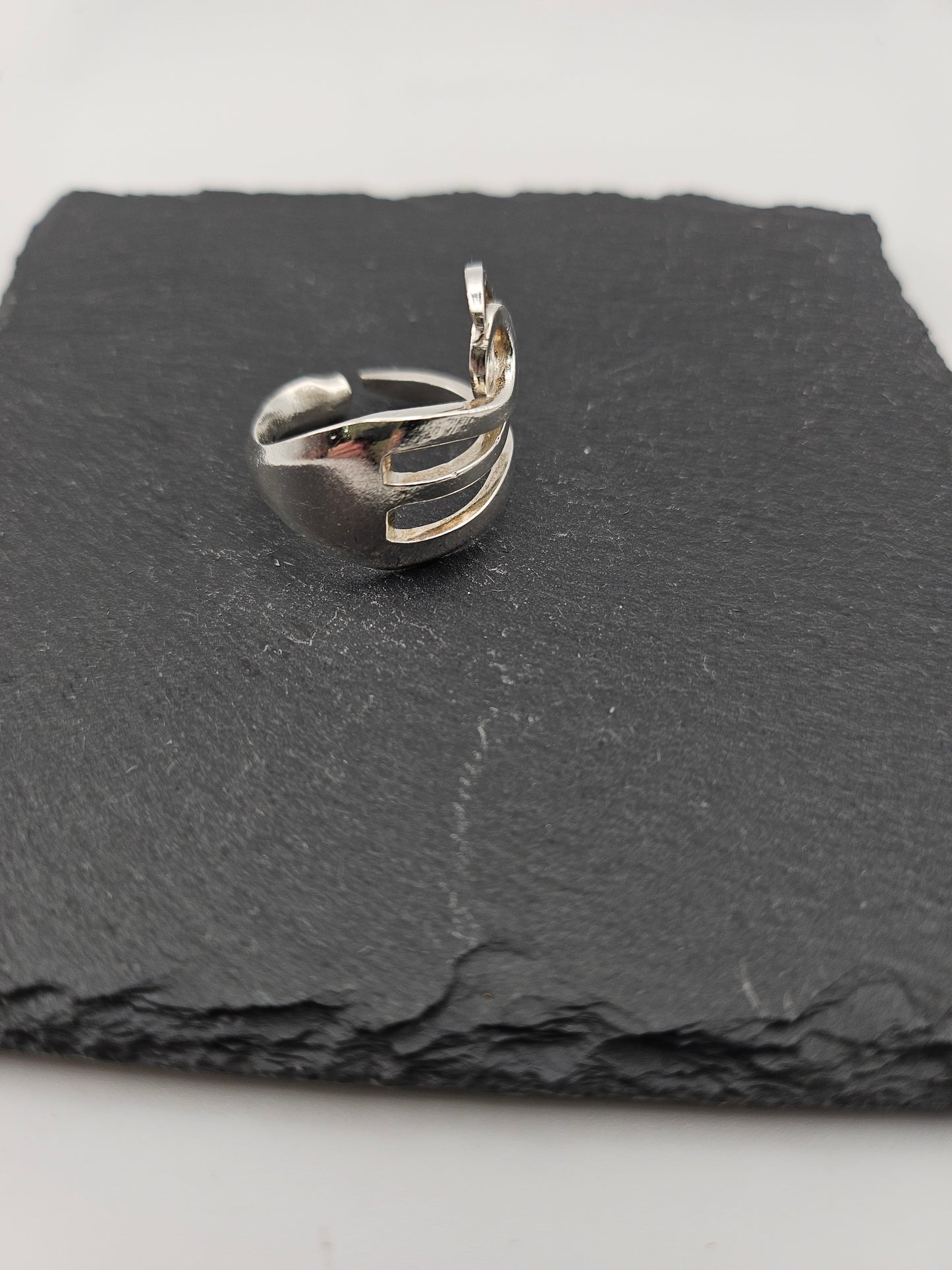 Sterling Silver Fork Ring