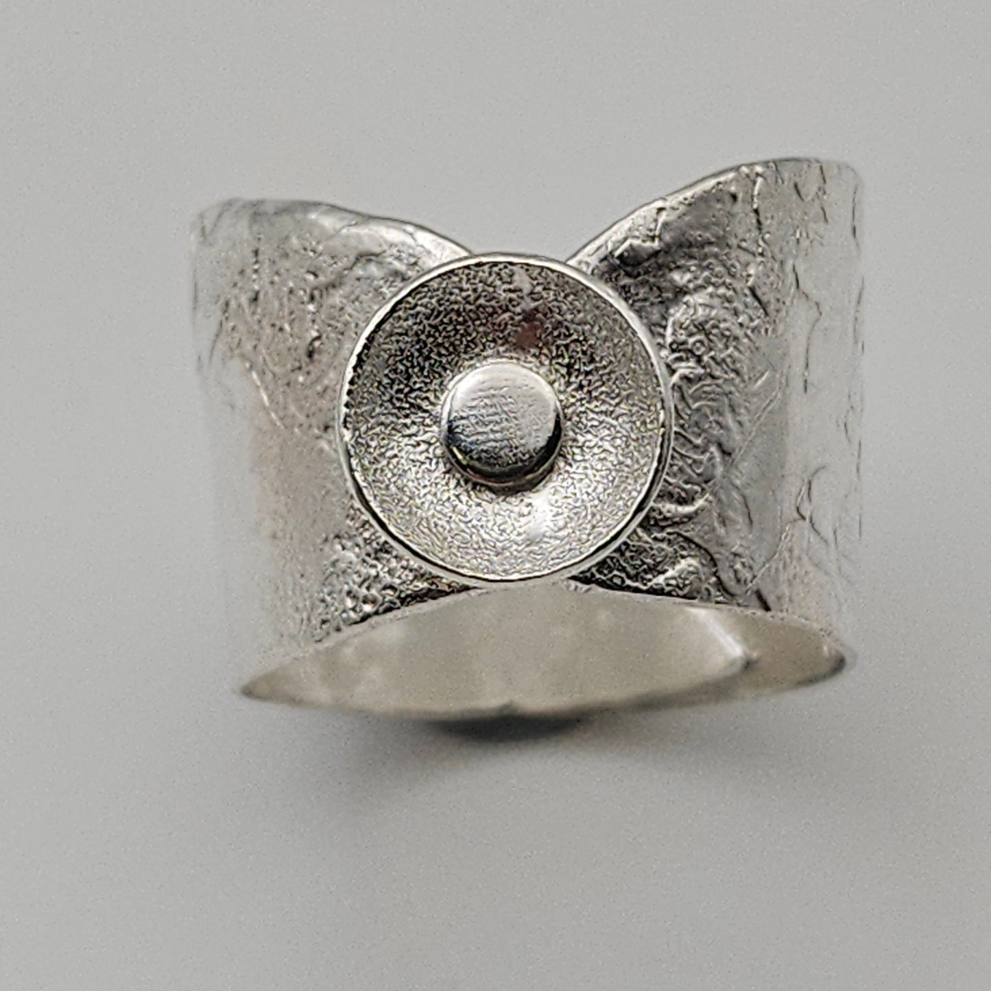 Sterling silver statement ring