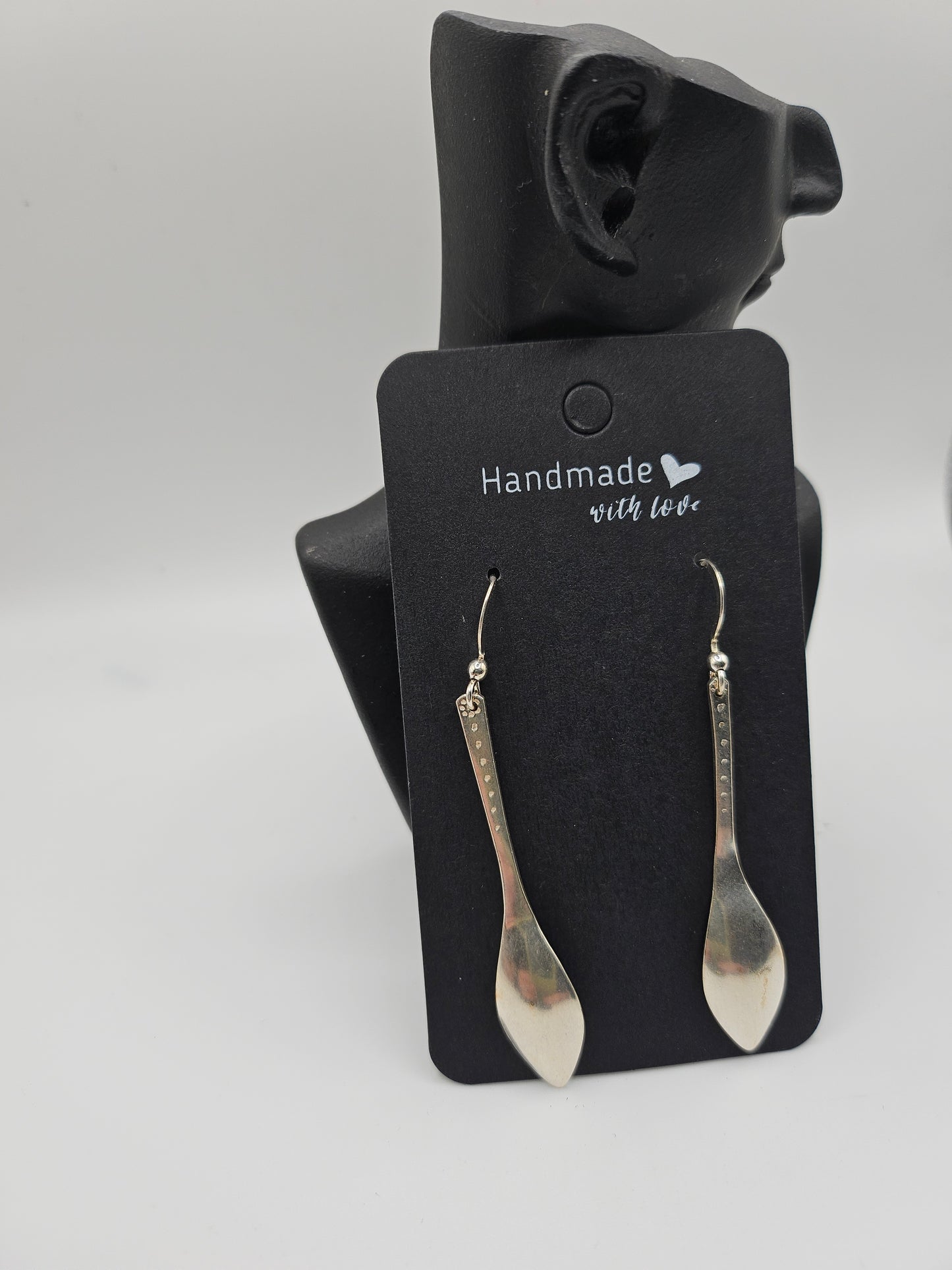 Sterling Silver Small Spoon Earrings