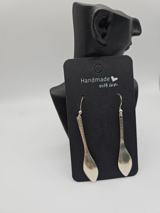 Sterling Silver Small Spoon Earrings