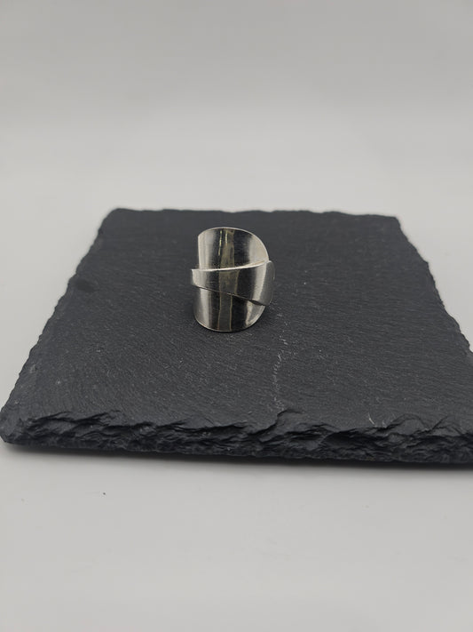 Sterling Silver Saddle Ring