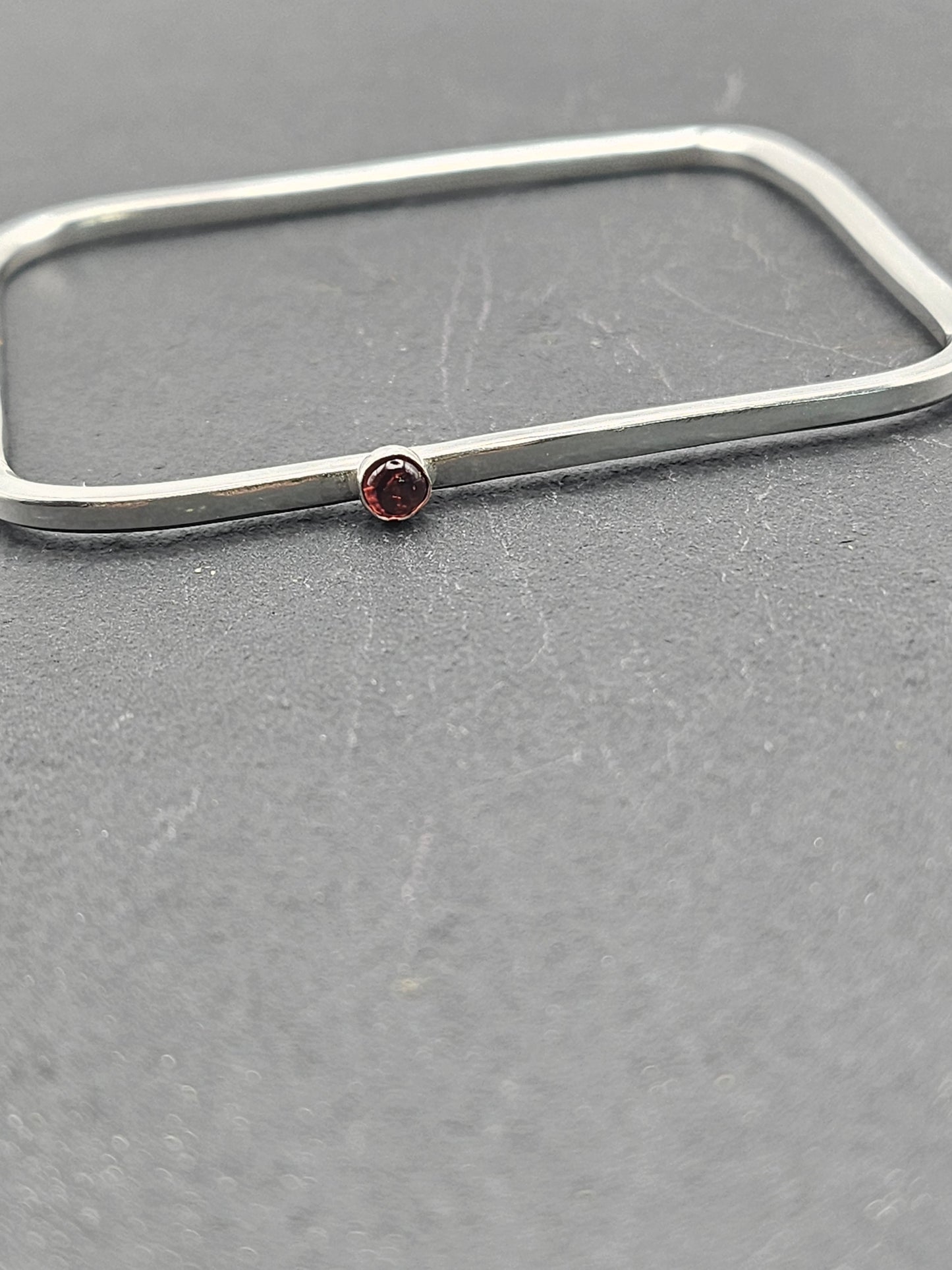 Sterling Silver Square Bangle