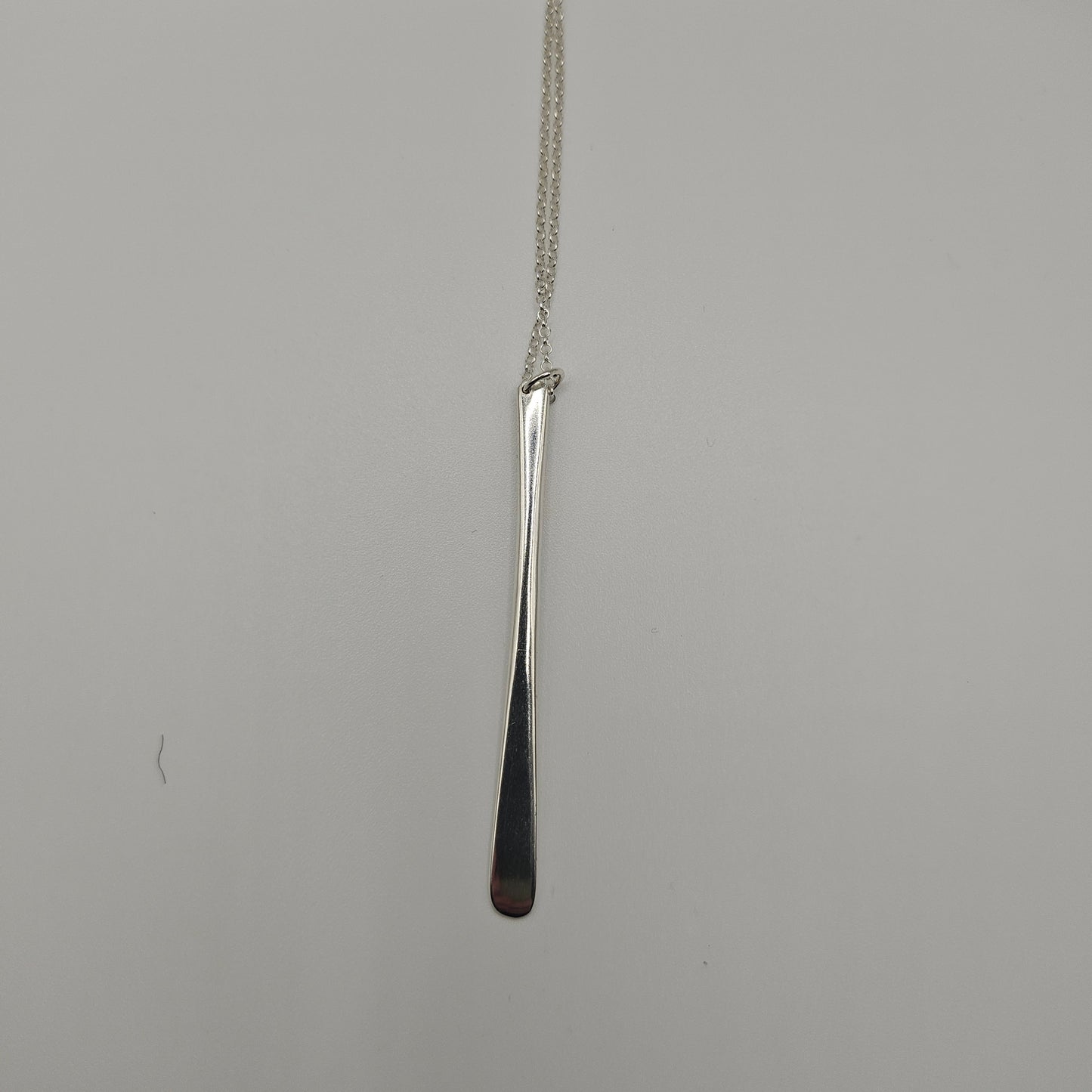 Sterling silver unique spoon handle pendant